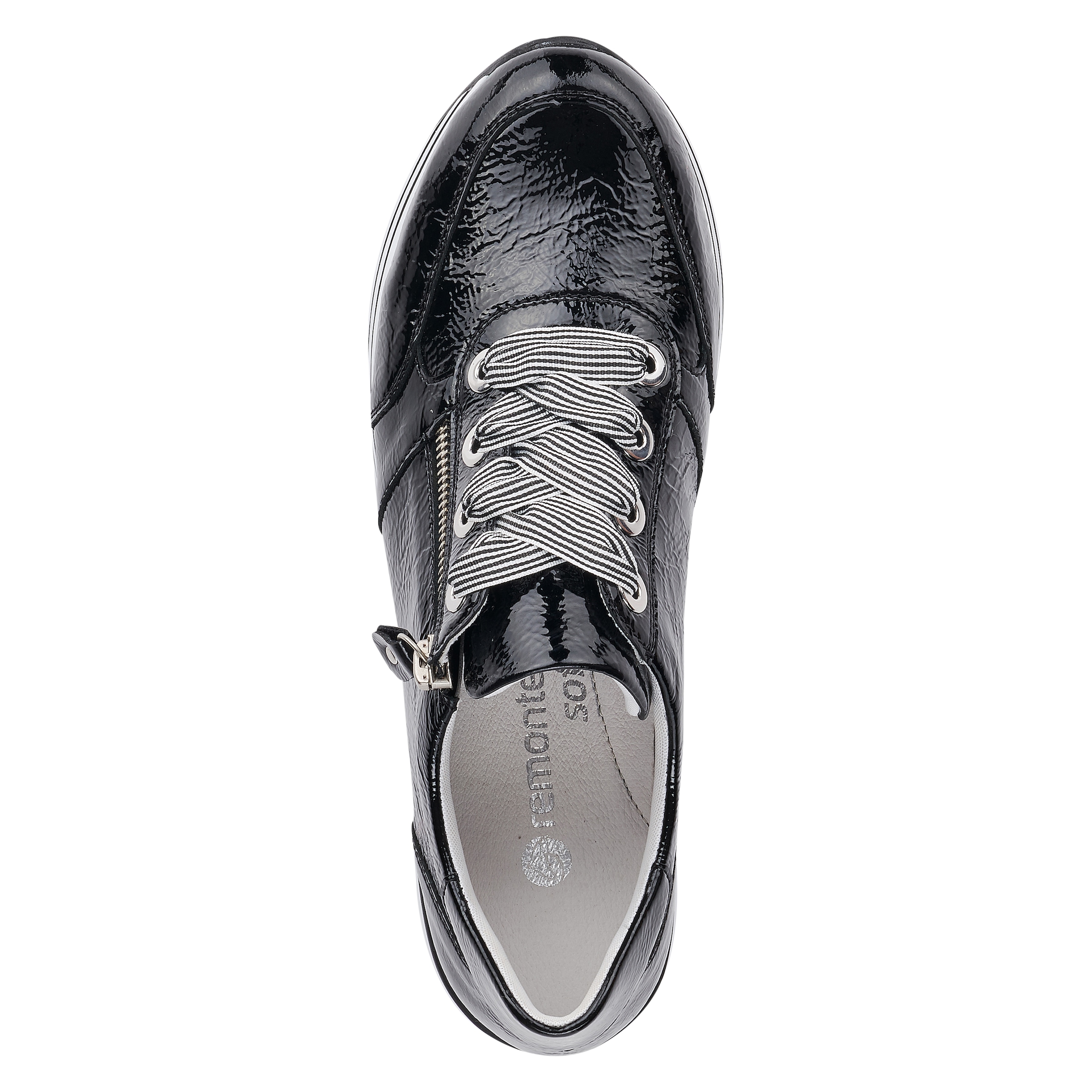 Remonte Baskets à plateforme  , Freizeitschuh, Halbschuh, Schnürschuh mit gepolstertem Schaftrand