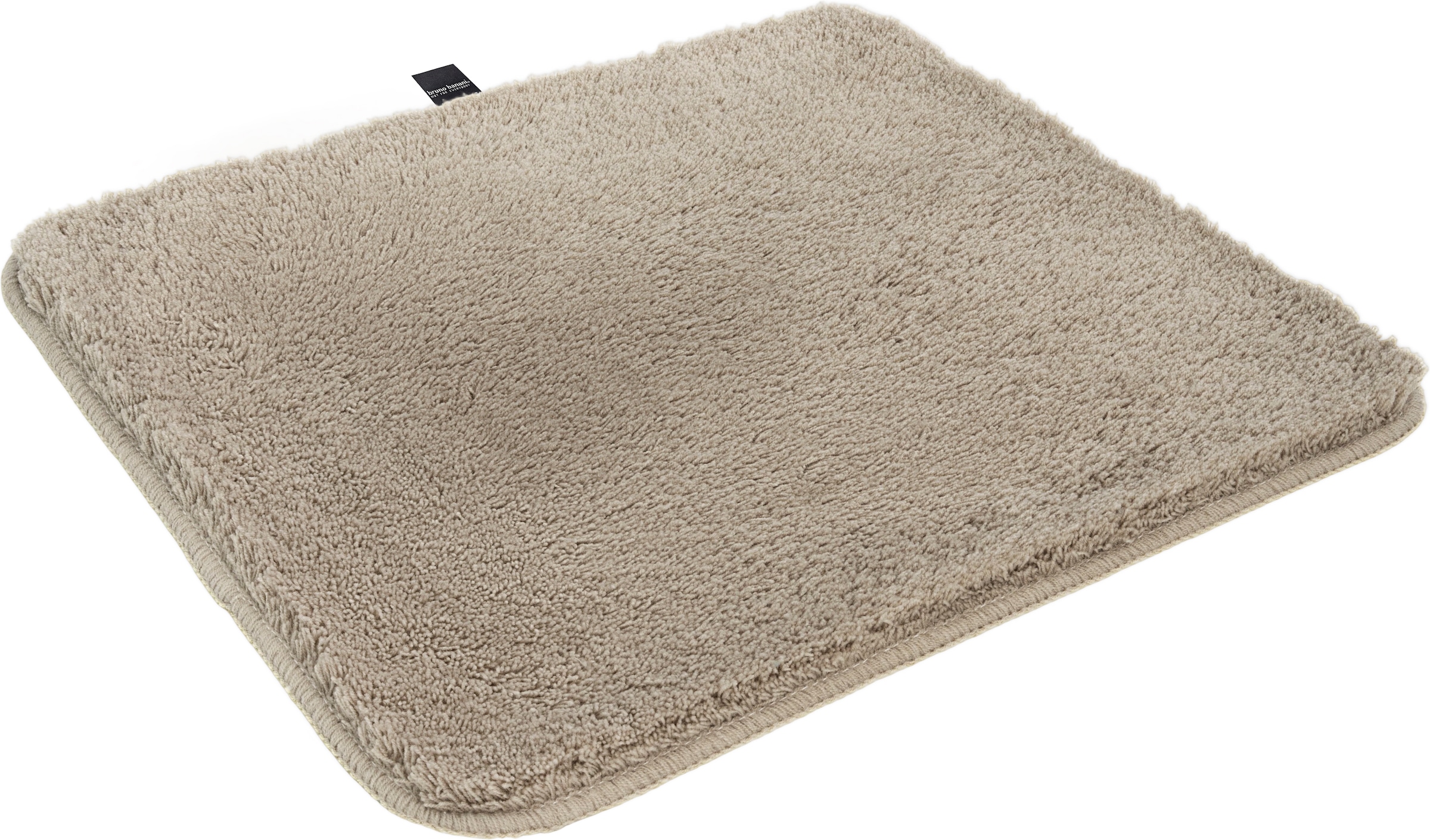Bruno Banani Badematte »Lana, Standard & Premium Qualität, 25 mm oder 30 mm Höhe« rutschhemmend beschichtet fussbodenheizungsgeeignet | schnell trocknend | strapazierfähig Badteppich, Badematten, unifarben, auch als 3 teiliges Set & rund