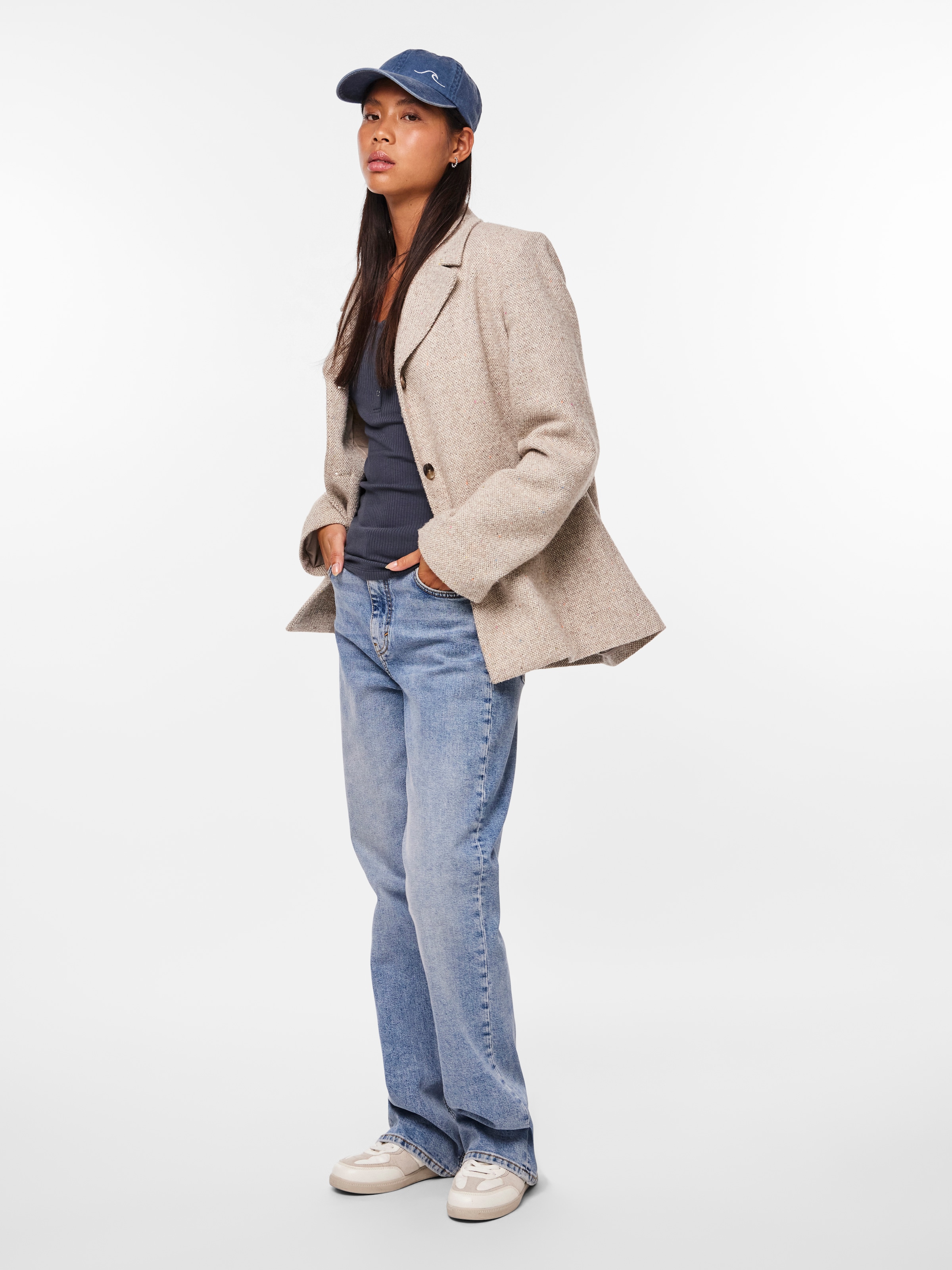 pieces Kurzarmshirt »PCKITTE SS TOP NOOS BC«
