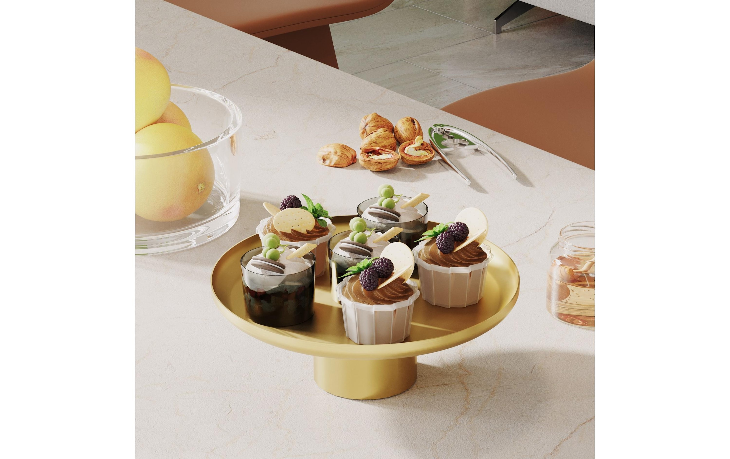   Dekoschale »Wallxpert 25.5/20.5/18.5 cm, 1 Stück«