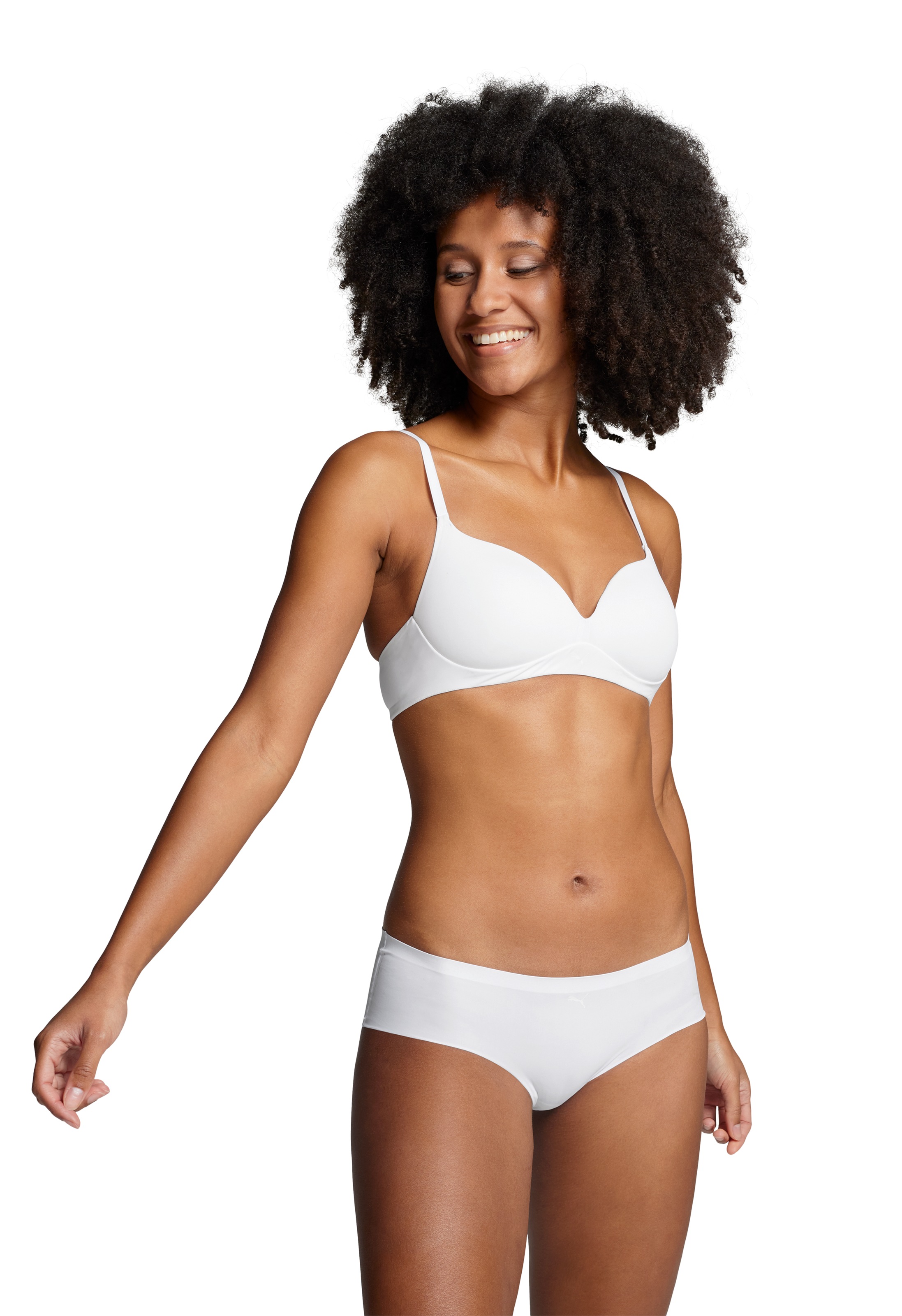 PUMA Hipster »PUMA WOMEN SEAMLESS HIPSTER« 2er Pack,  nahtlose Kanten, mittig platziertes Cat-Logo