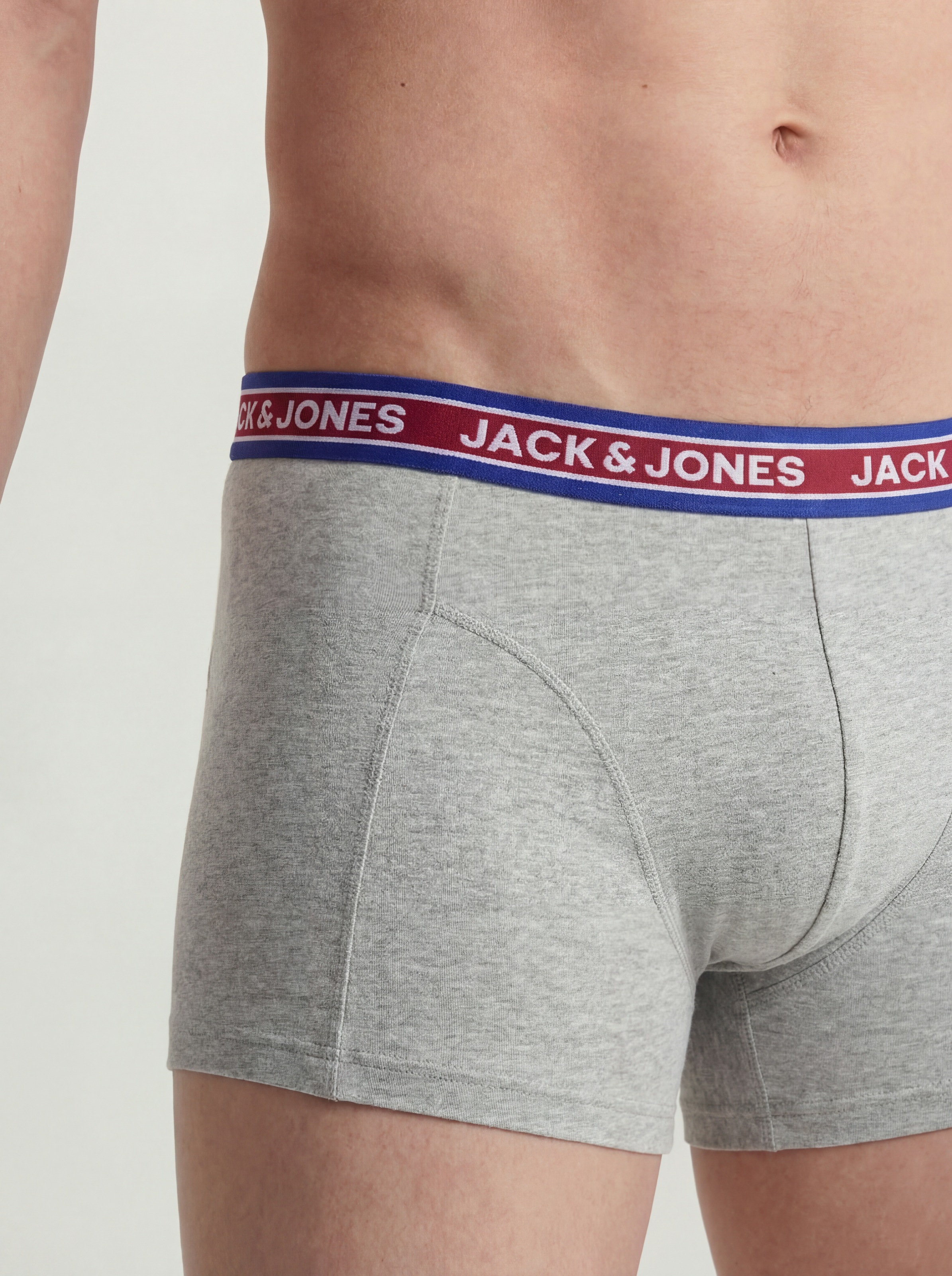 Jack & Jones Tronc »JACOLIVER TRUNKS 5 PACK NOOS« Paquet, 5 cuis mélange de coton, bord-côte élastique
