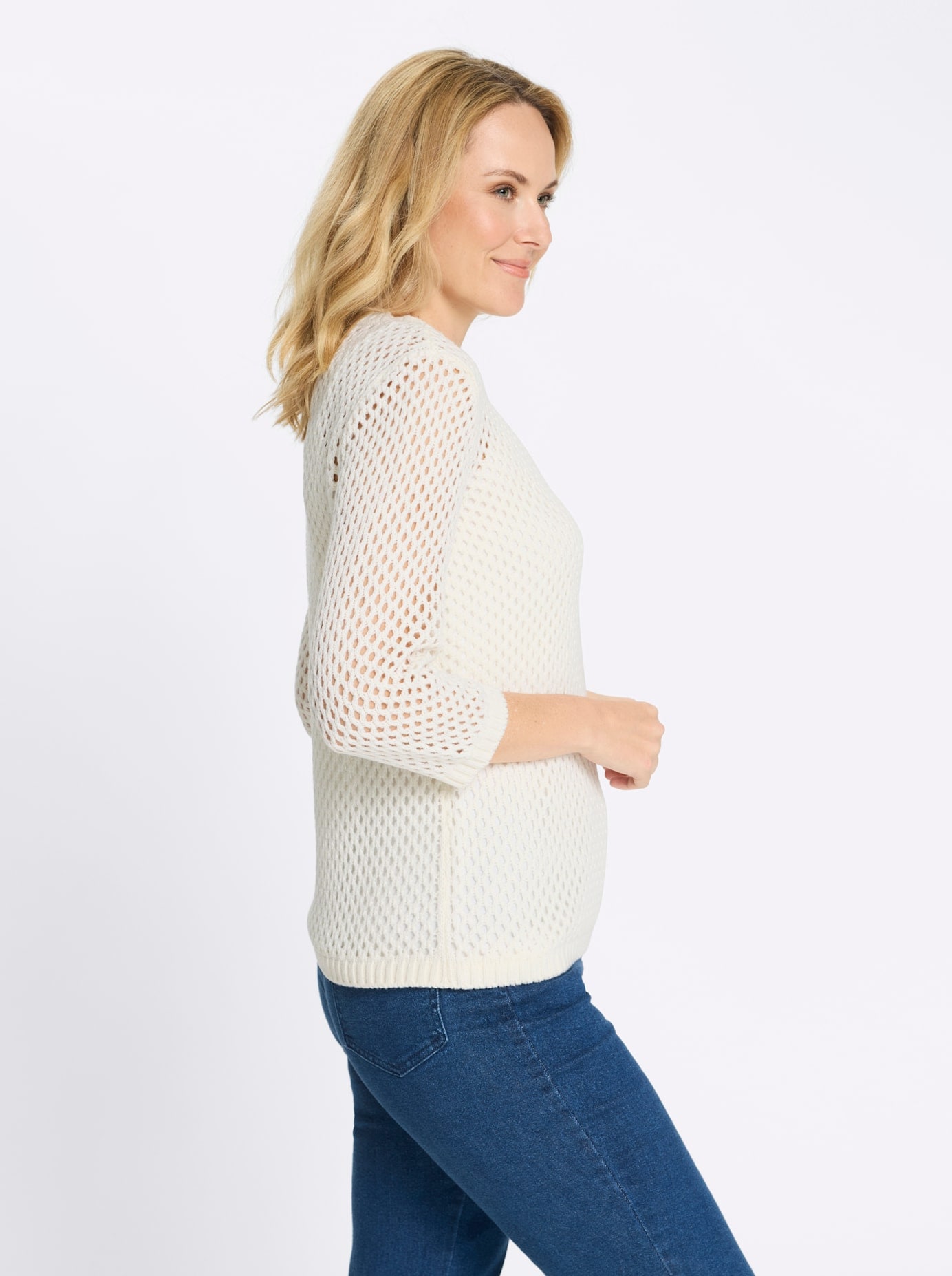 Classic Basics Pull ajouré »Ajour-Pullover«