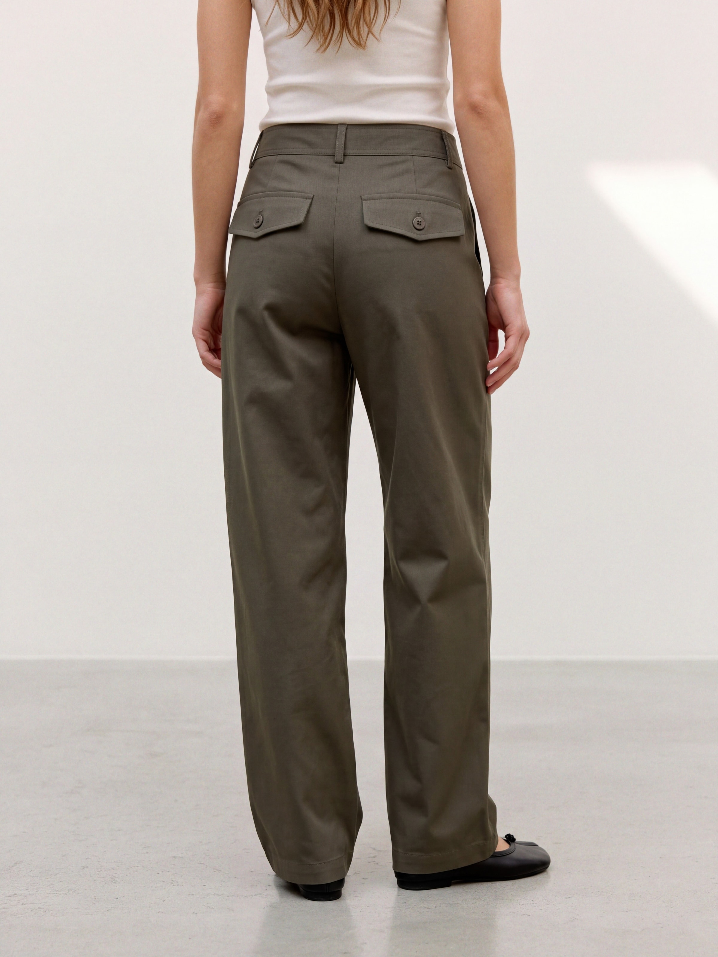 Vero Moda Pantalon de costume »VMSOFIA MW BARREL PANT NOOS«  mélange de matériaux