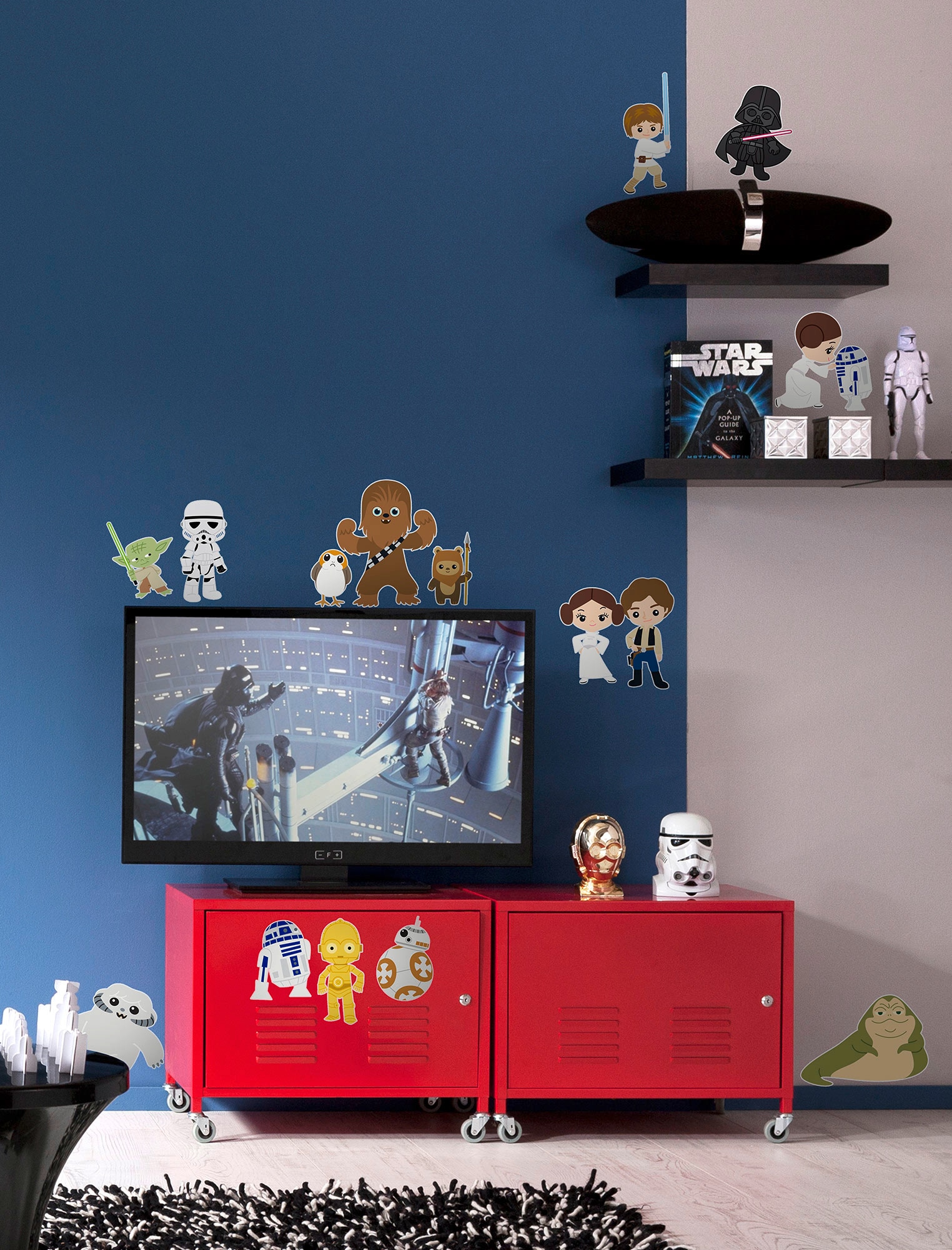 Komar Wandtattoo »Star Wars Little Heroes - Grösse 50 x 70 cm« selbstklebend, Wandsticker, Kinderzimmer