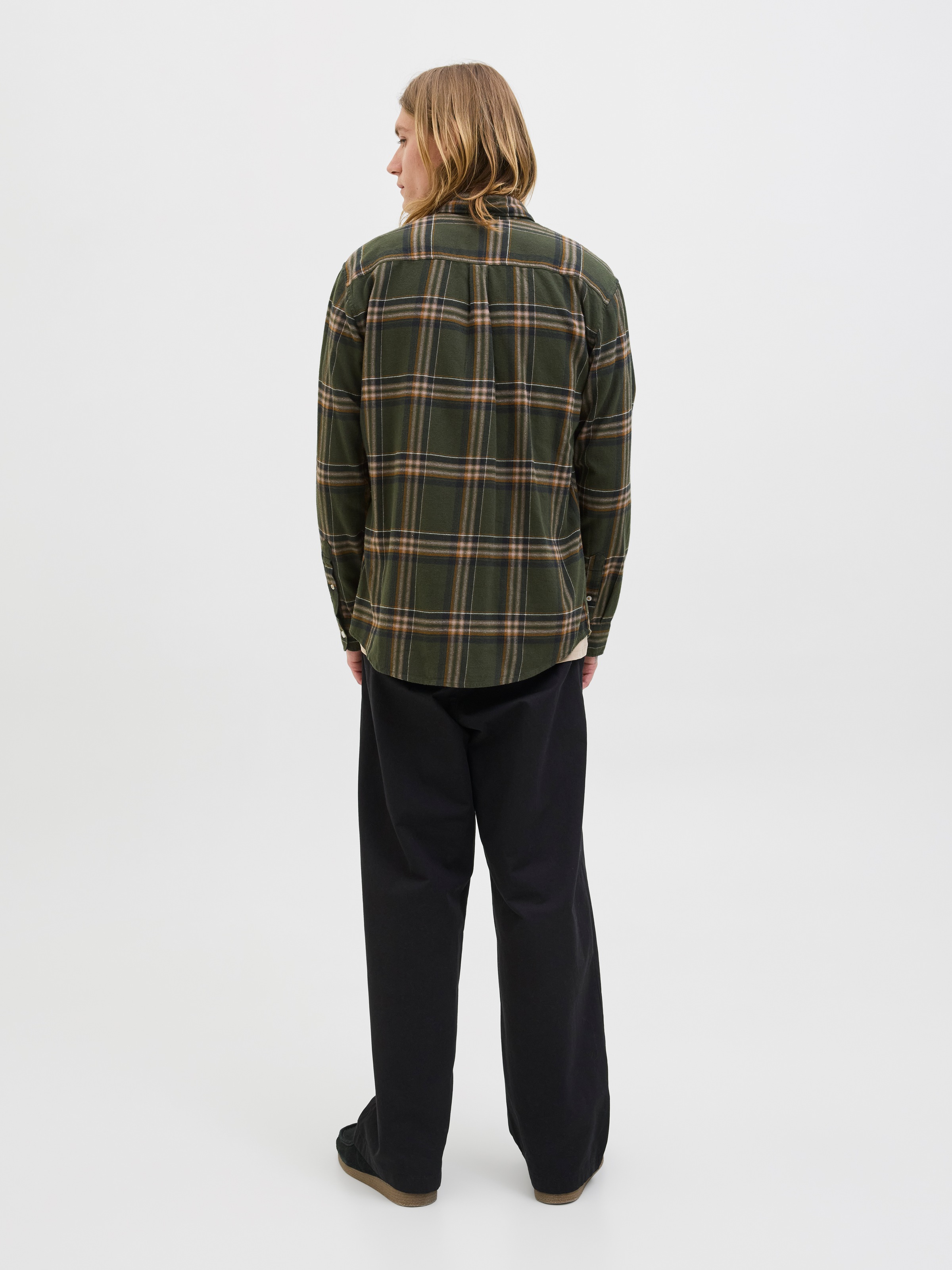 Jack & Jones Langarmhemd »JJECLASSIC FLANNEL CHECK SHIRT LS SN«