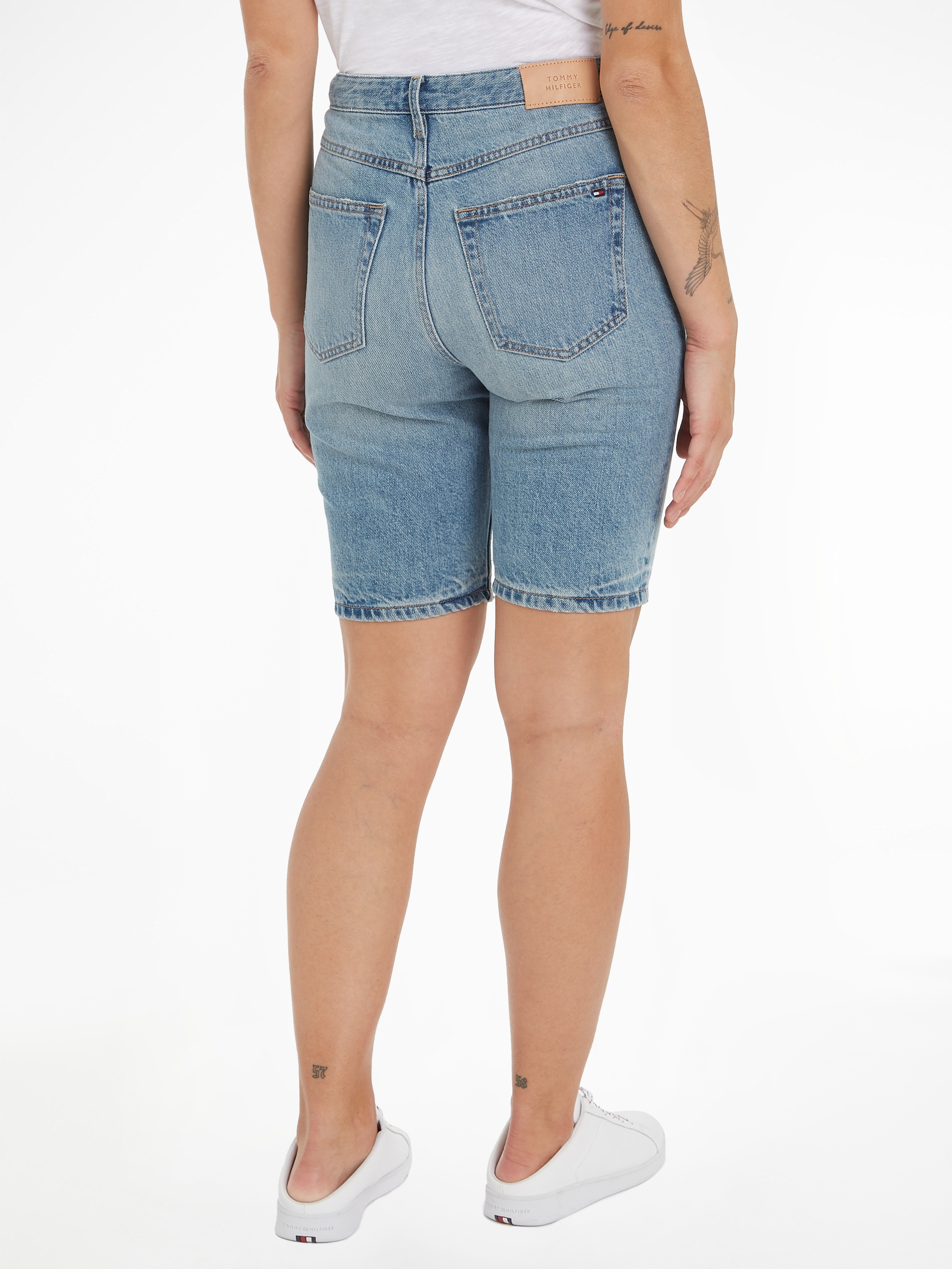 Tommy Hilfiger Short »DNM SLIM SHORT HW ASH WRN«  in heller Waschung