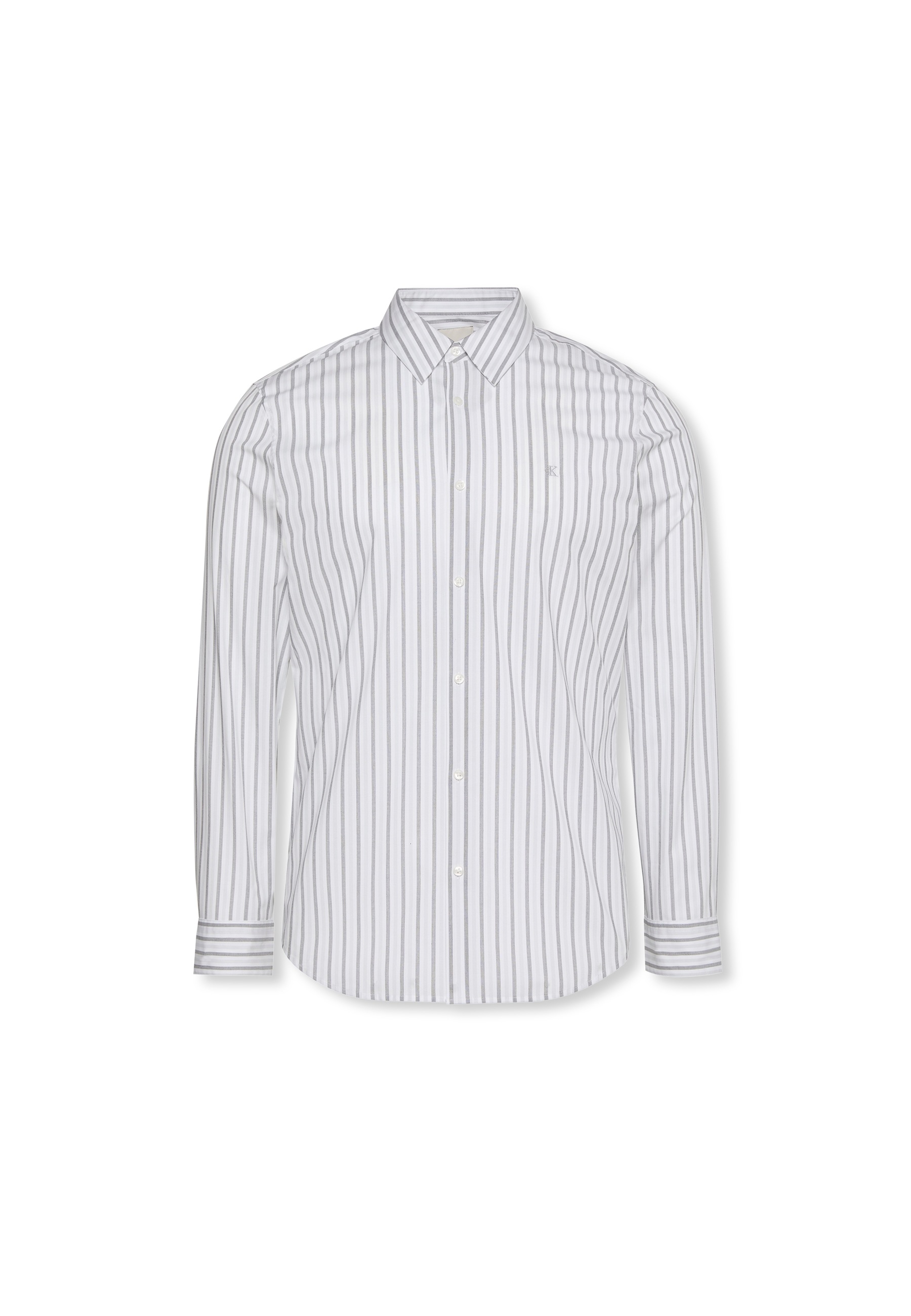 Calvin Klein Chemise d'affaires »LS MULTI STRIPE STRETCH SLIM SHI« Mit Rundhalsausschnitt, slim fit