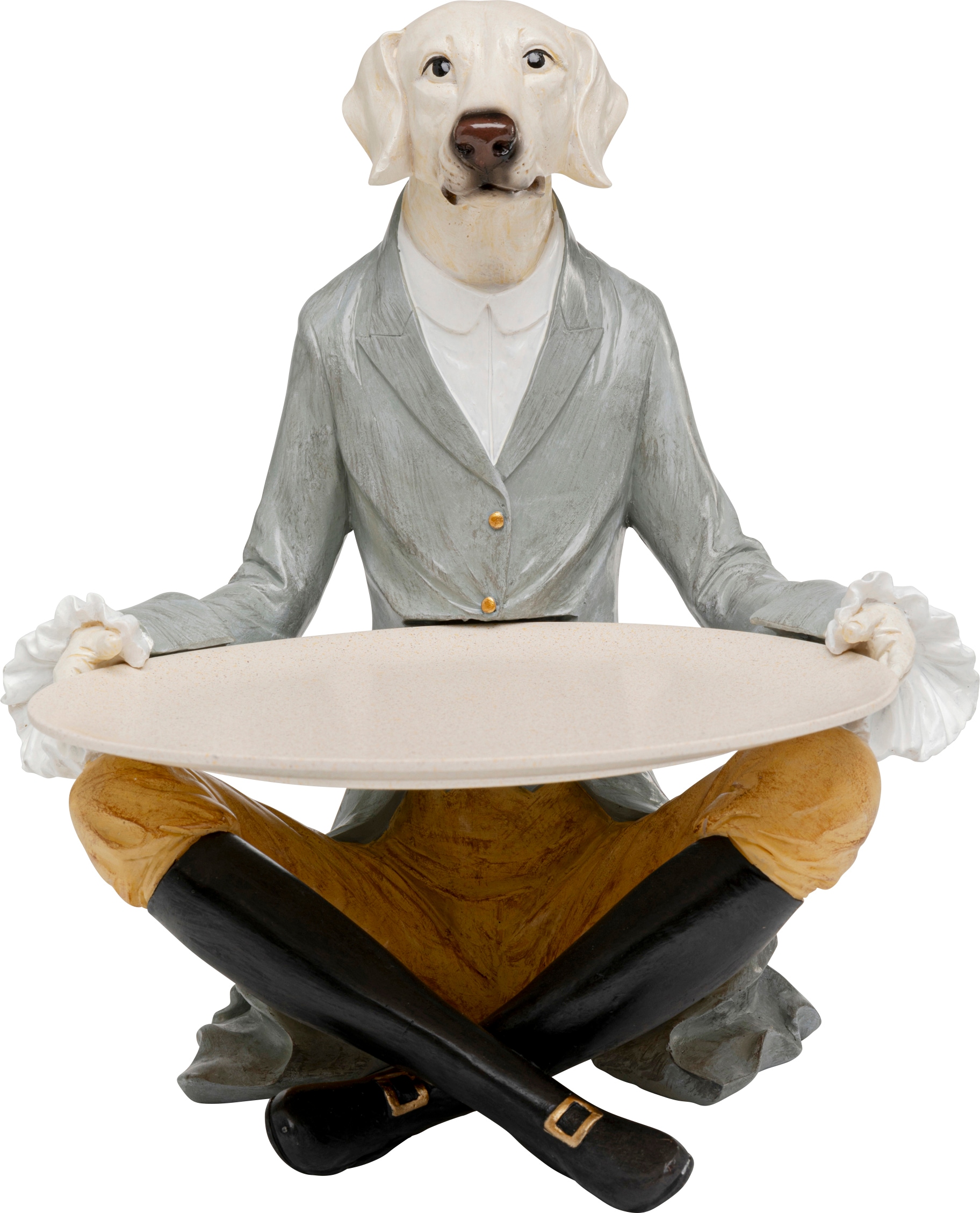 Kare Design Dekofigur »Gentleman Dog Tray« verschiedene Grössen