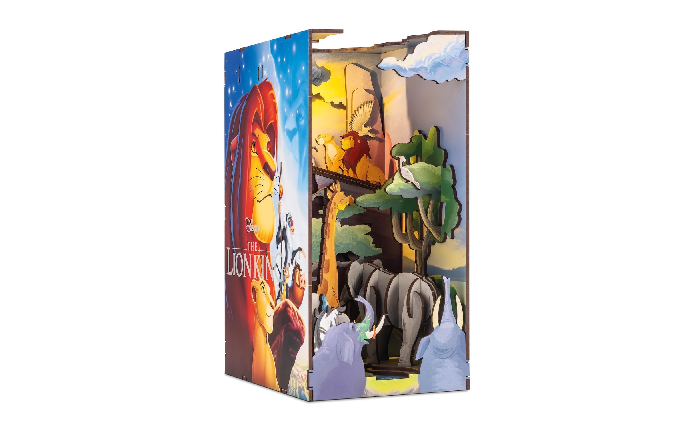 Revell® Kit de modèles réduits »Book Nook, Tiny Adventures Disney König der Löwen« Serre-livres; avec éclairage LED