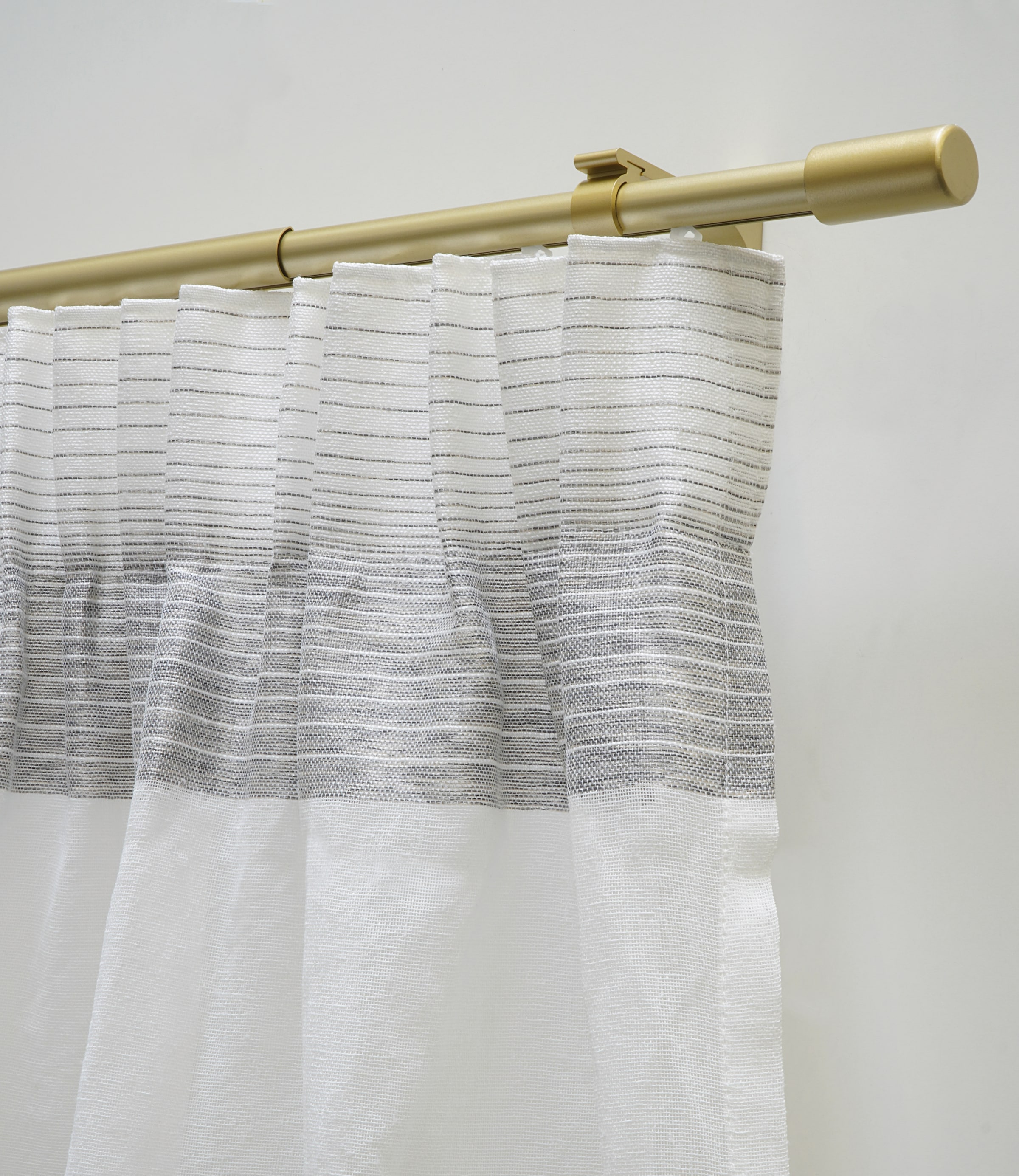 GARDINIA Gardinenstange »Gardinenstangen Set Thasos« Ø 19 mm 1 läufig-läufig mit Bohren, Schrauben, Wandmontage, Aluminium