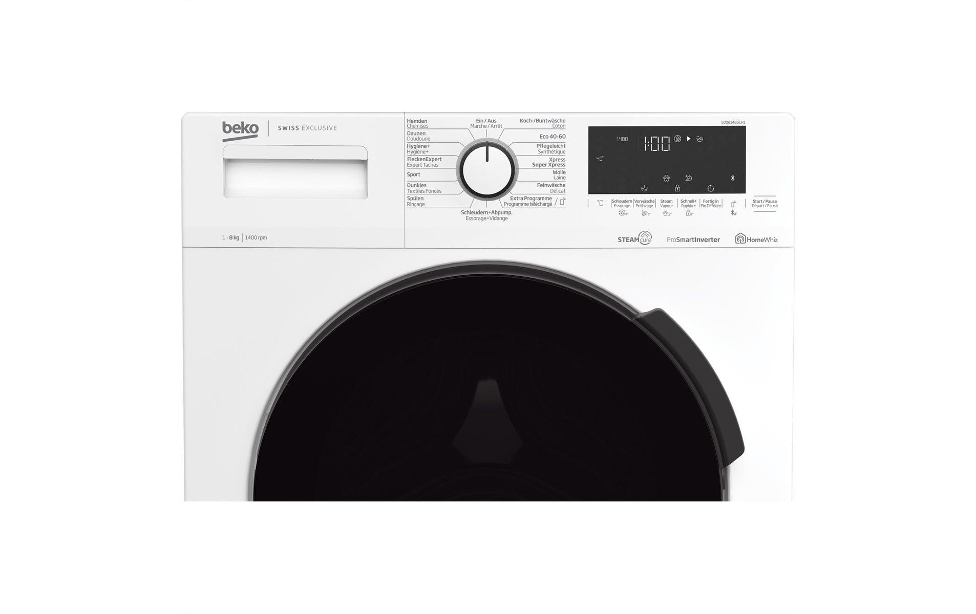 BEKO Machine à laver »50081466CH1« 8 kg 1400 U/min