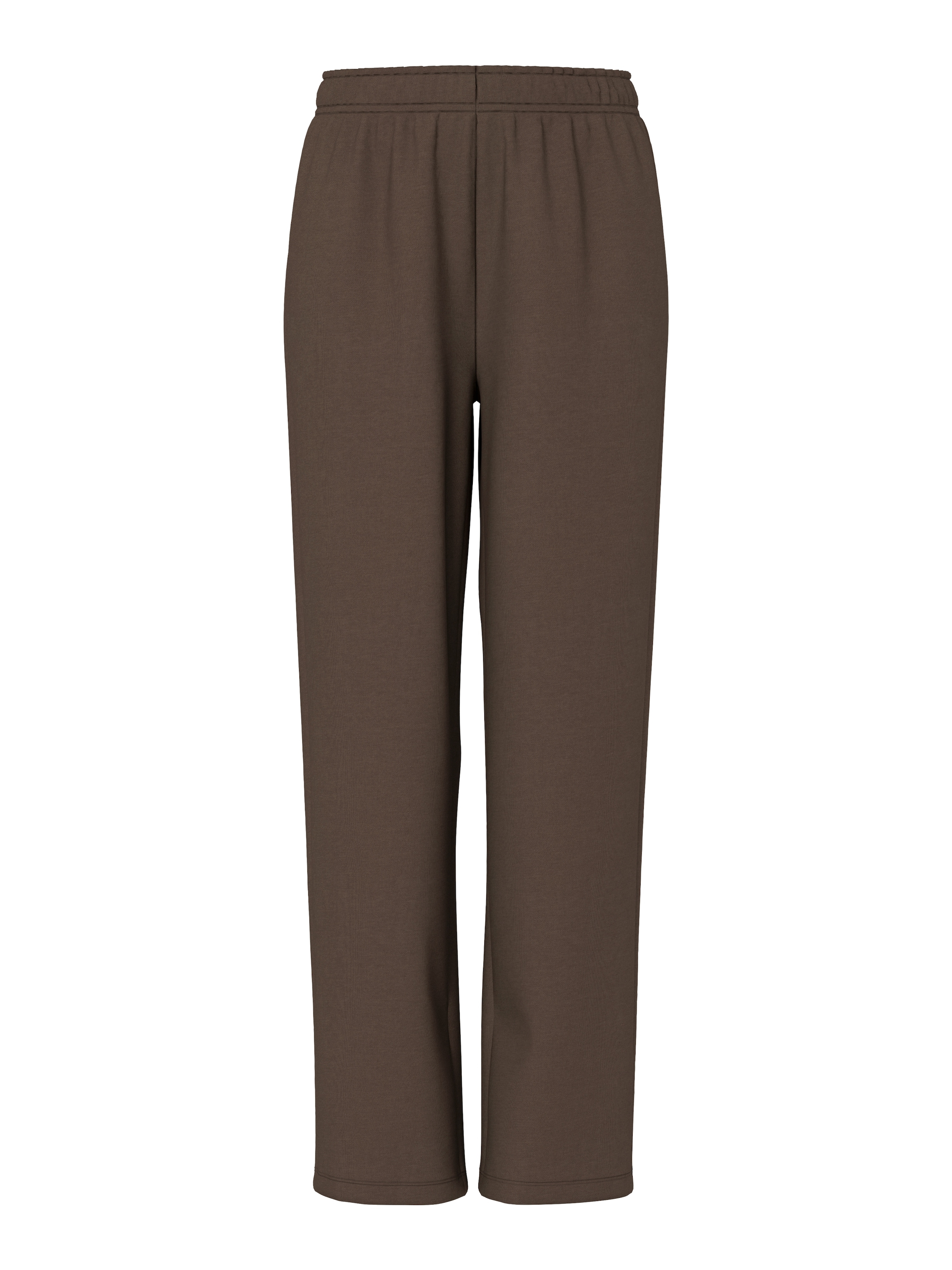 pieces Pantalon sweat »PCCHILLI HW STRAIGHT SWEAT PANTS NOOS BC«  mélange coton, coupe droite