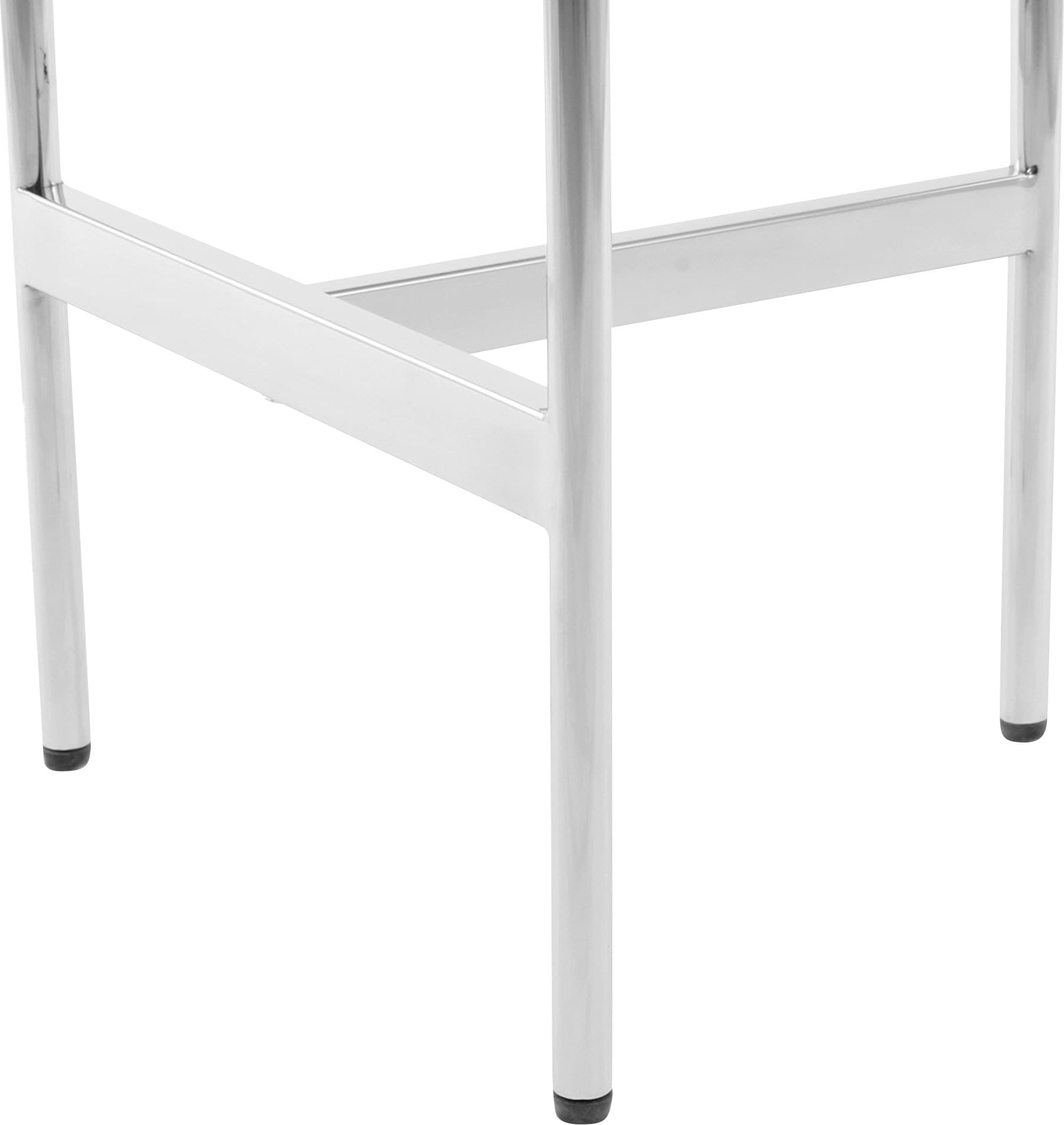 Kayoom Table d'appoint »Pema, Minimalistisches Design, Passt zu jedem Einrichtungsstil« 1 cuis tlg. minimalistisches Gestelldesign aus Edelstahl, runde Ablagefläche