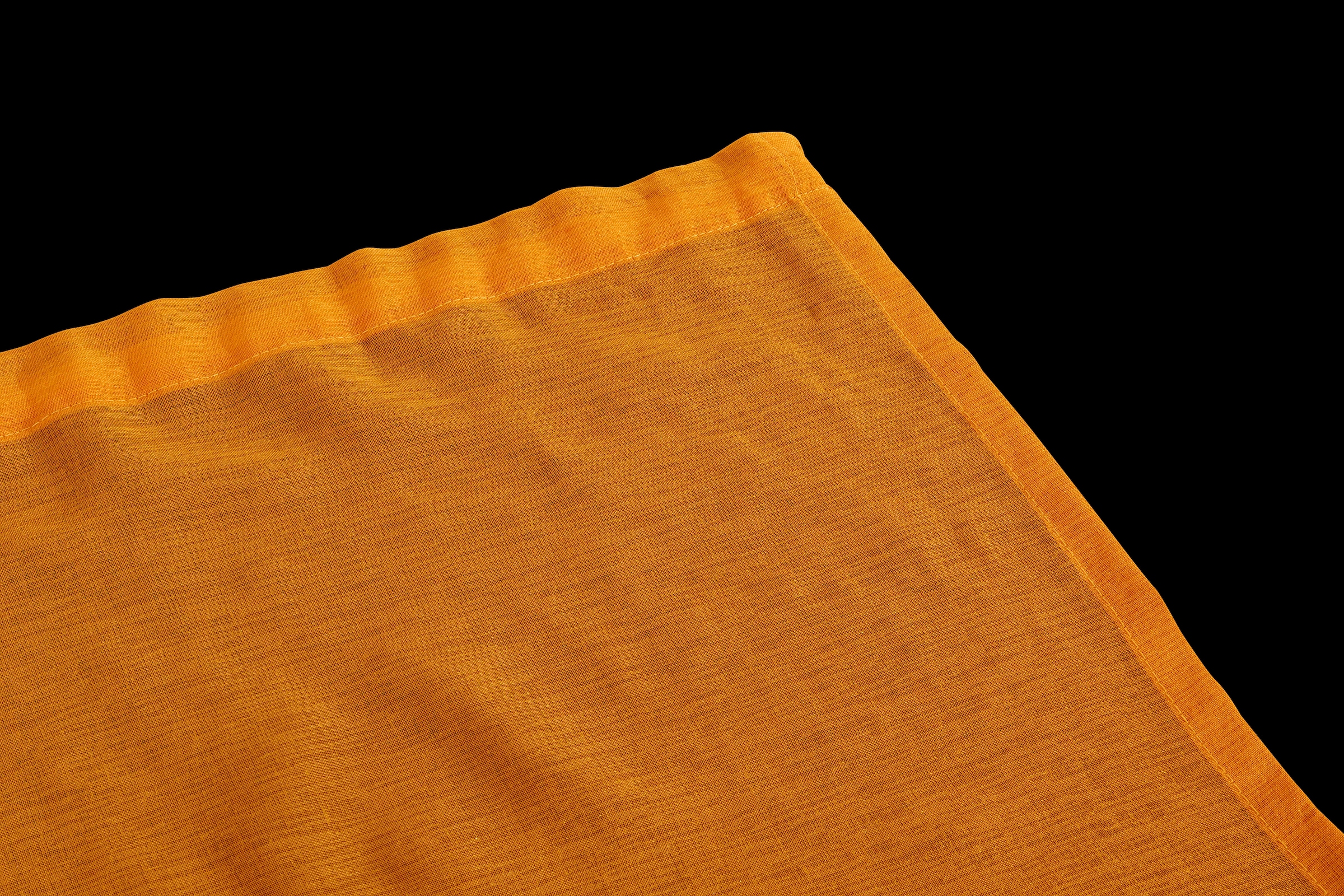 my home Rideau »TENDER« Bande volante 1 cuis tlg. Leinen Optik mit Struktur, monochrom, Bestseller