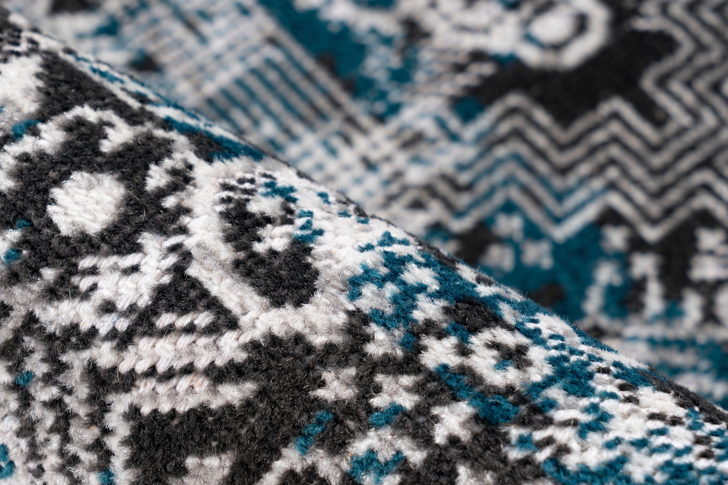 me gusta Teppich »Ariya 525« rechteckig 6 mm Höhe Flachflor, gekettelt, Wohnzimmer