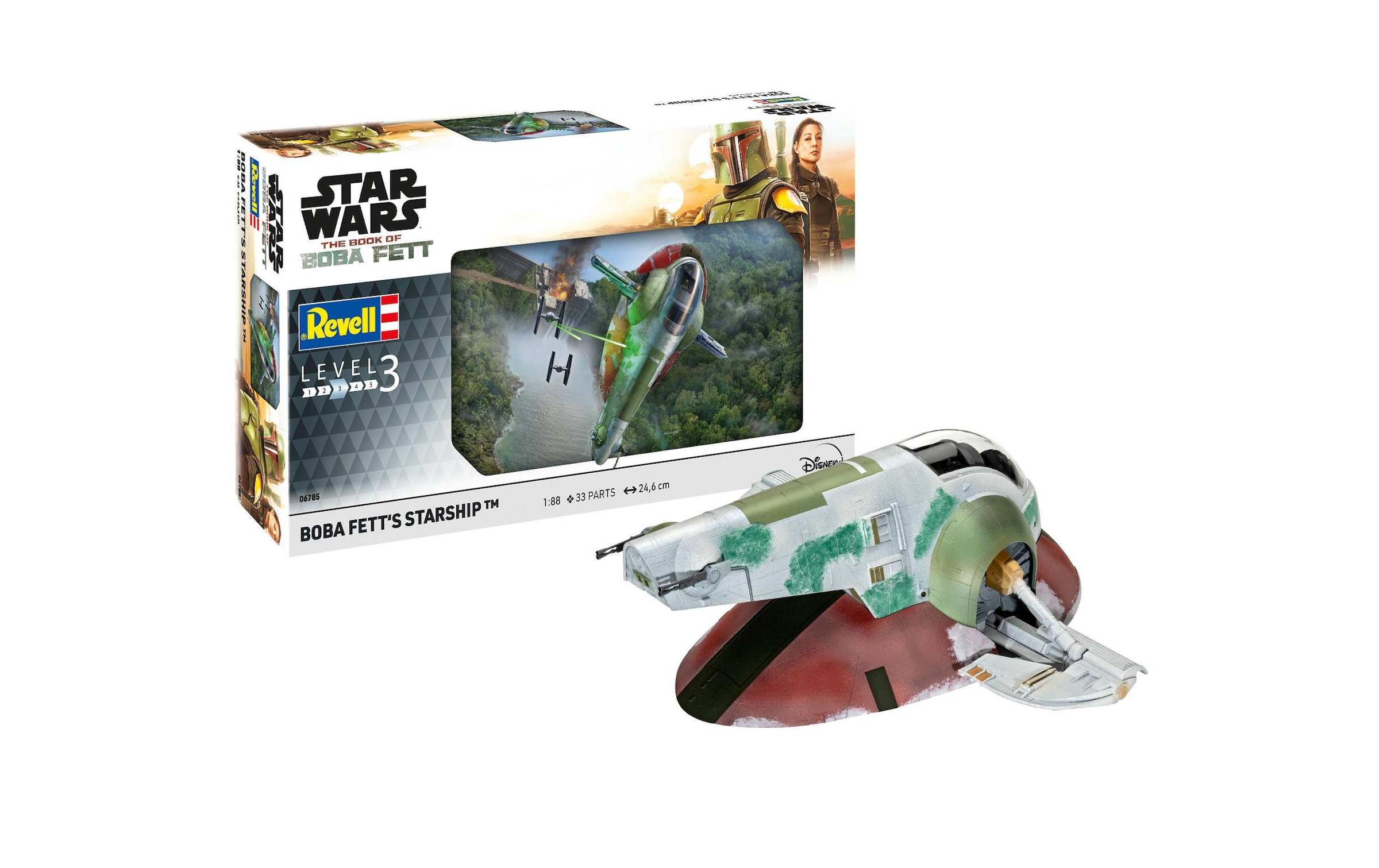 Revell® Modellbausatz »Bausatz Star Wars Boba Fett's Starship 1:88« 33 Stk. tlg. 1:88