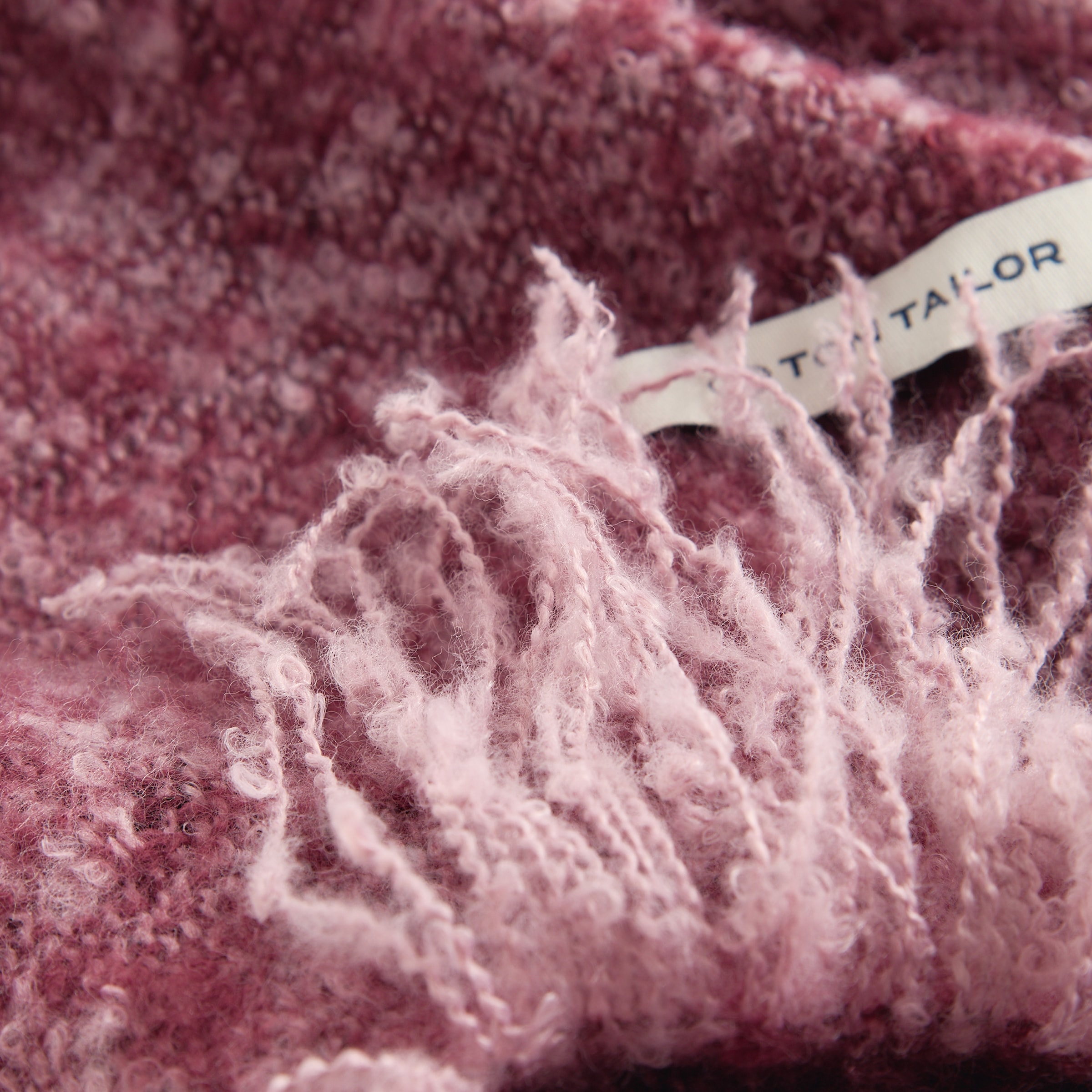 TOM TAILOR HOME Couverture d'intérieur »Bouclé Stripe« aus Bouclégarnen