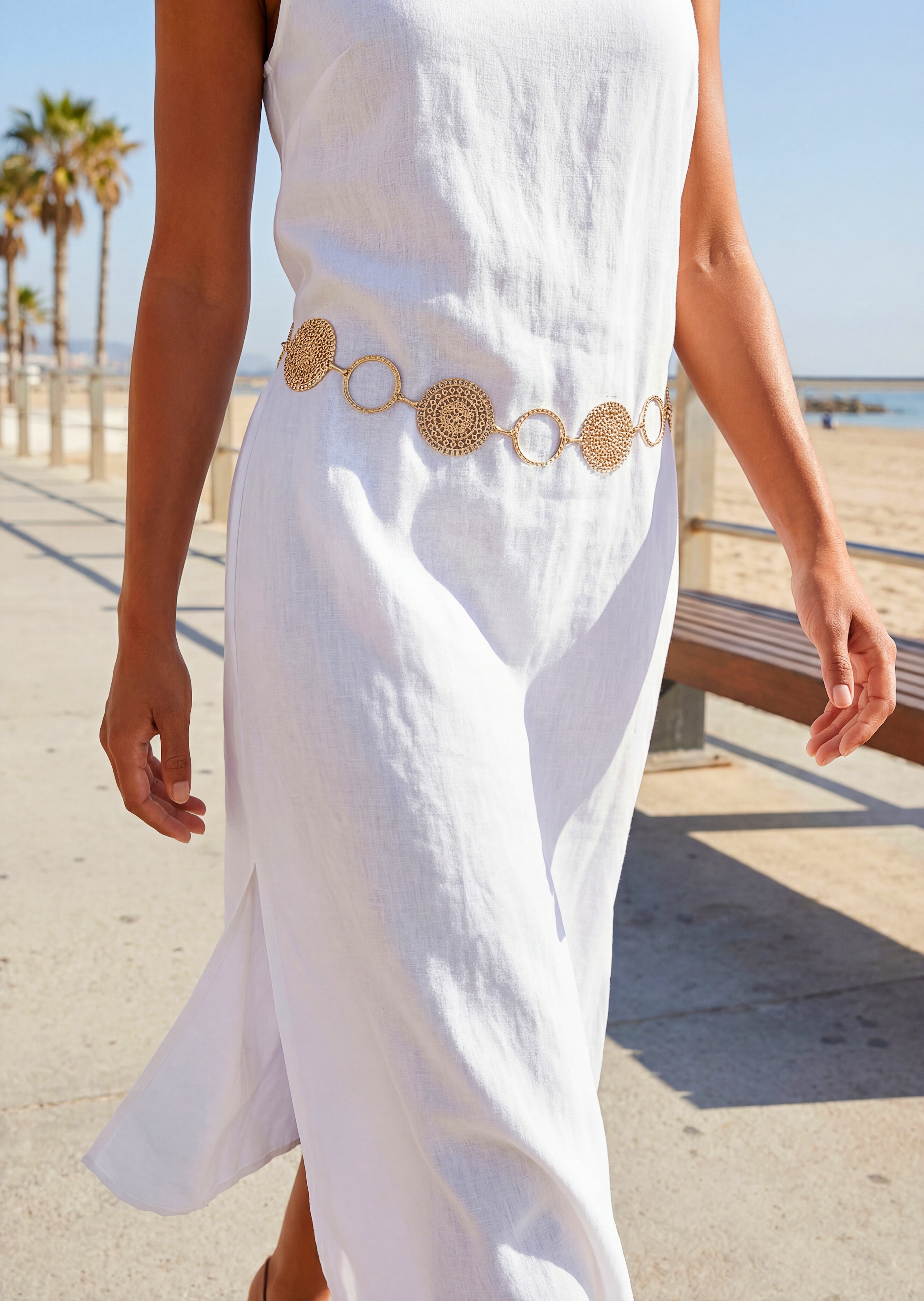 LASCANA Kettengürtel »Schmuckgürtel« verstellbare Schliesse, Taillengürtel, Hüftkette