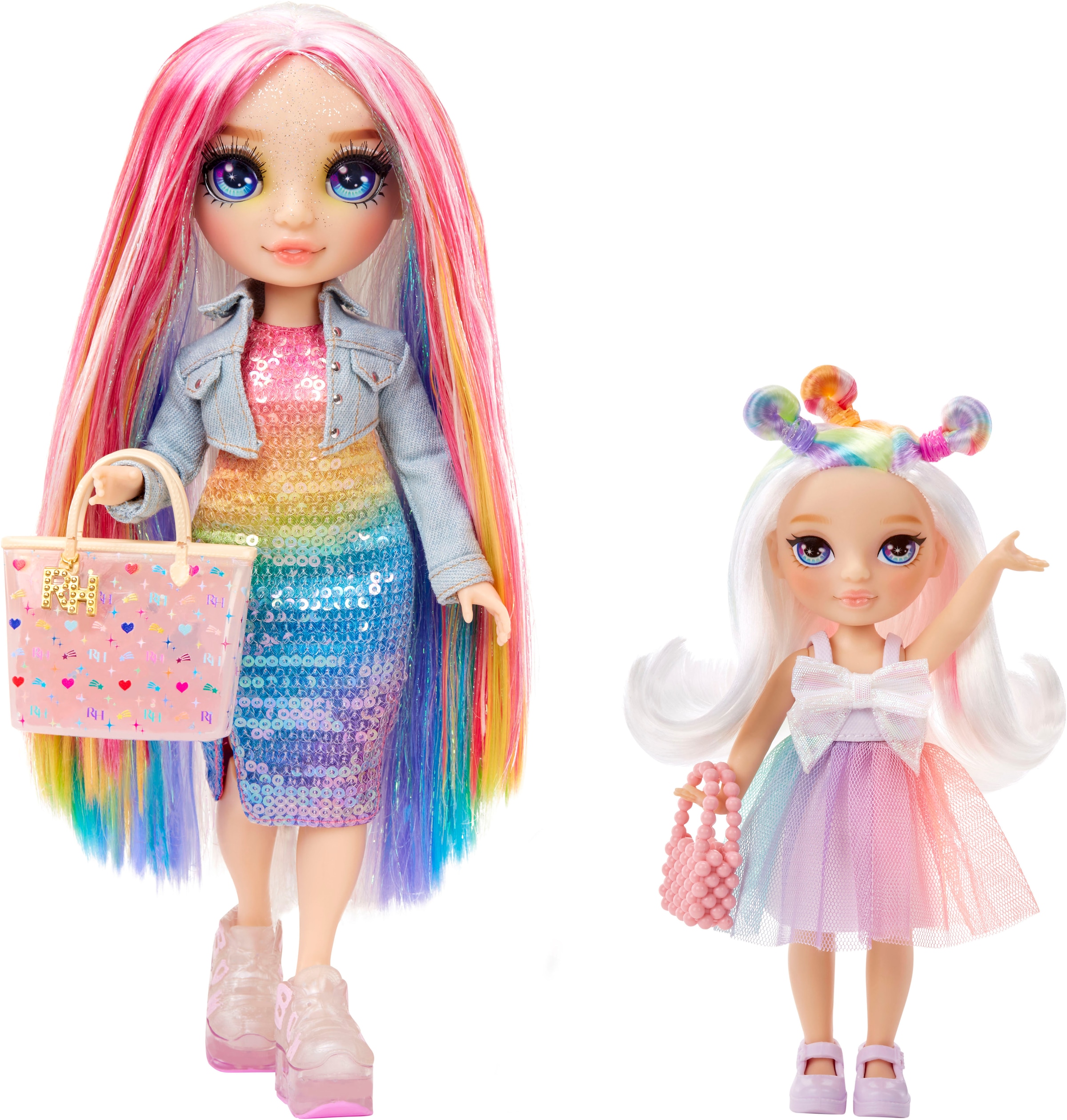 RAINBOW HIGH Anziehpuppe »Rainbow High Littles Dolls - Opal (Rainbow)«
