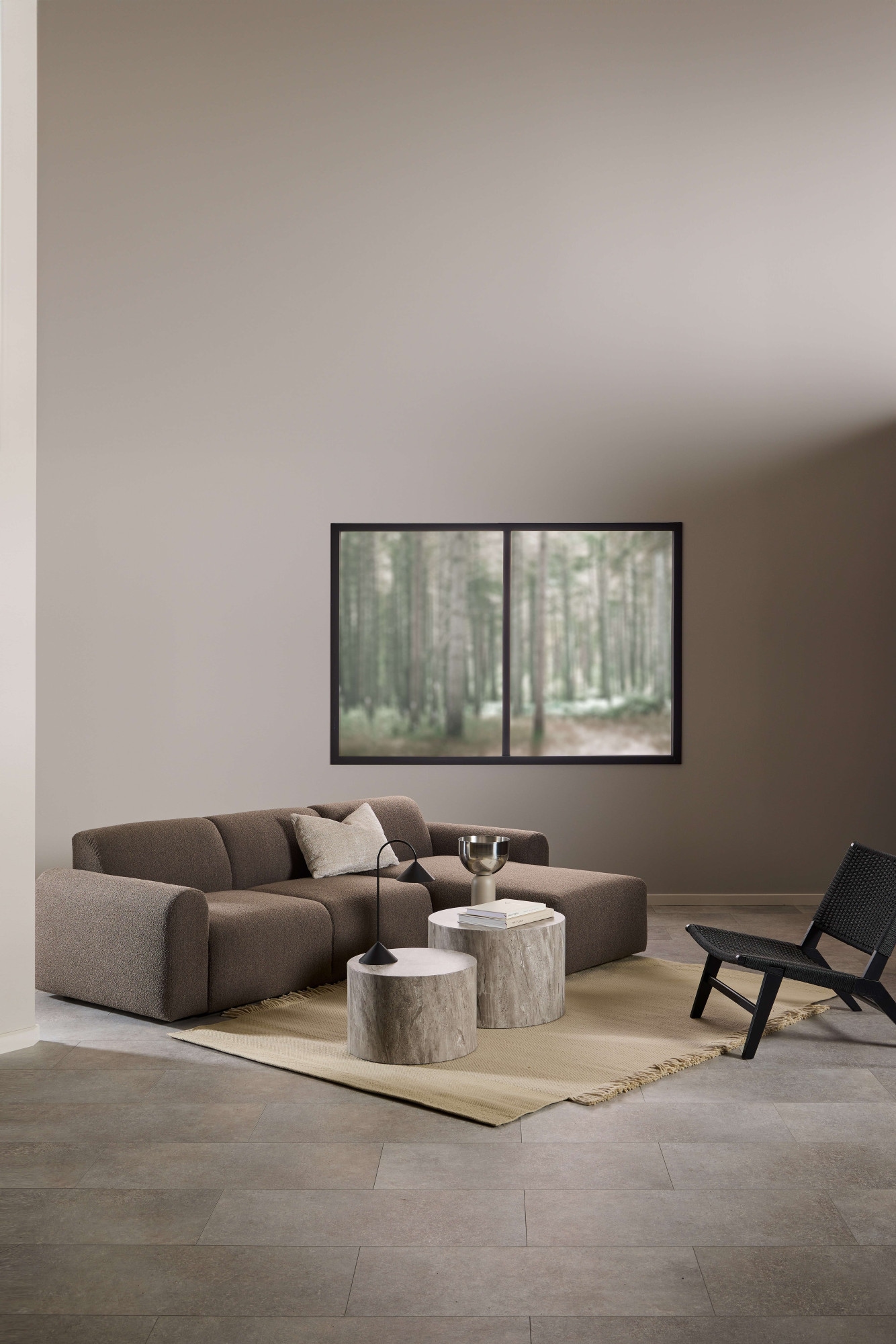 ACTONA GROUP Fauteuil lounge »Carson« chêne, style minimaliste, disponible en deux couleurs