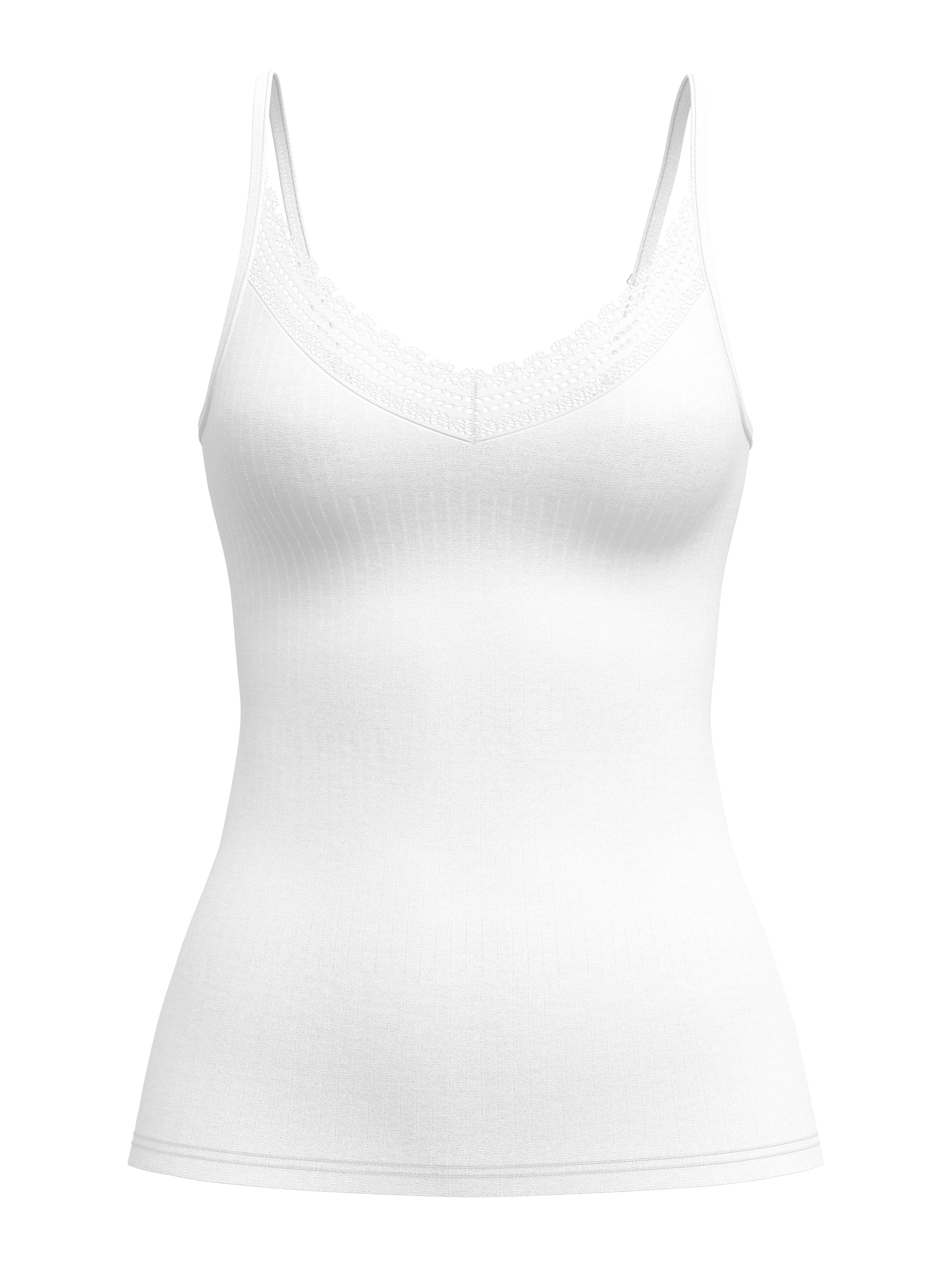 CALIDA Top à bretelles spaghetti »Etude Ajours« mit feiner Spitze am Ausschnitt