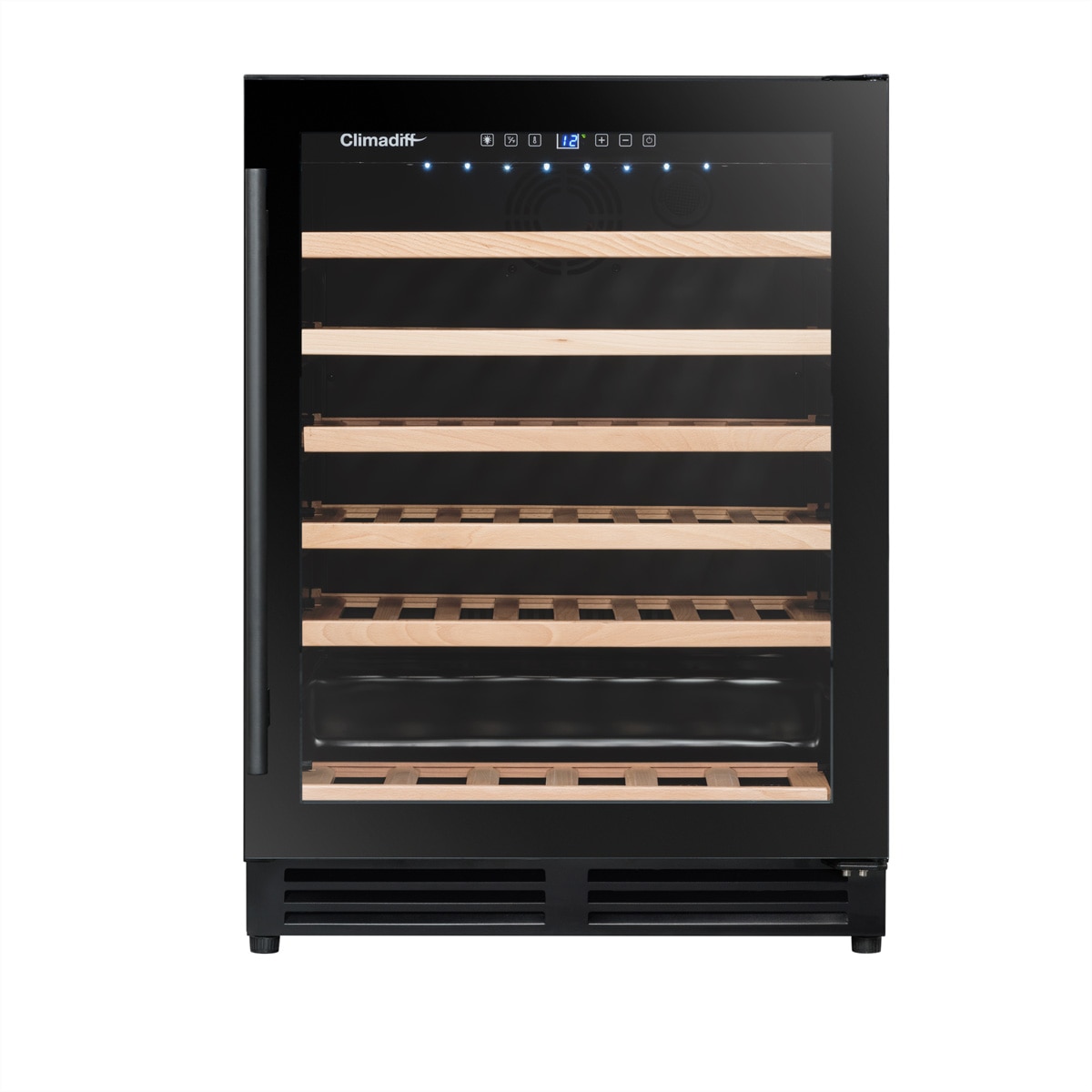 CLIMADIFF Réfrigérateur à vin »Climadiff Weinkühlschrank CBU51S2B, Freistehend, 1 Zone, 51 Flaschen«