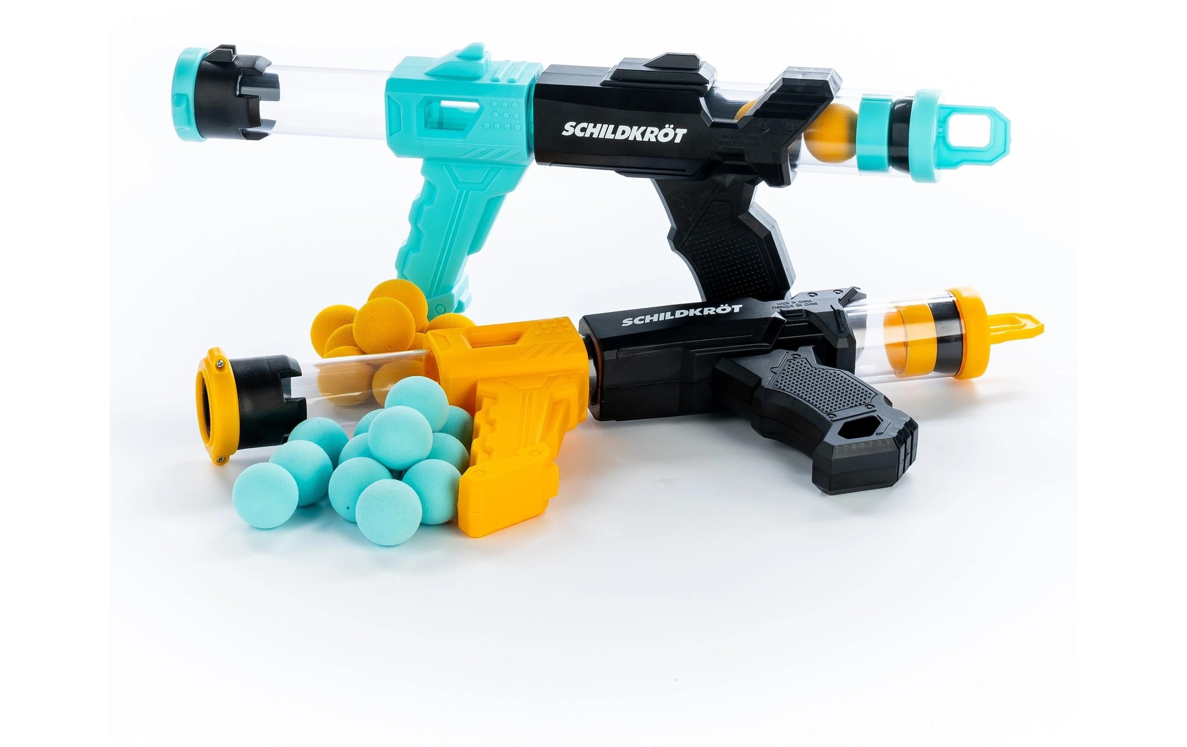 Schildkröt Funsports Blaster »Schildkröt Fire Blaster Set Schaumkugel-Popperpistolen«