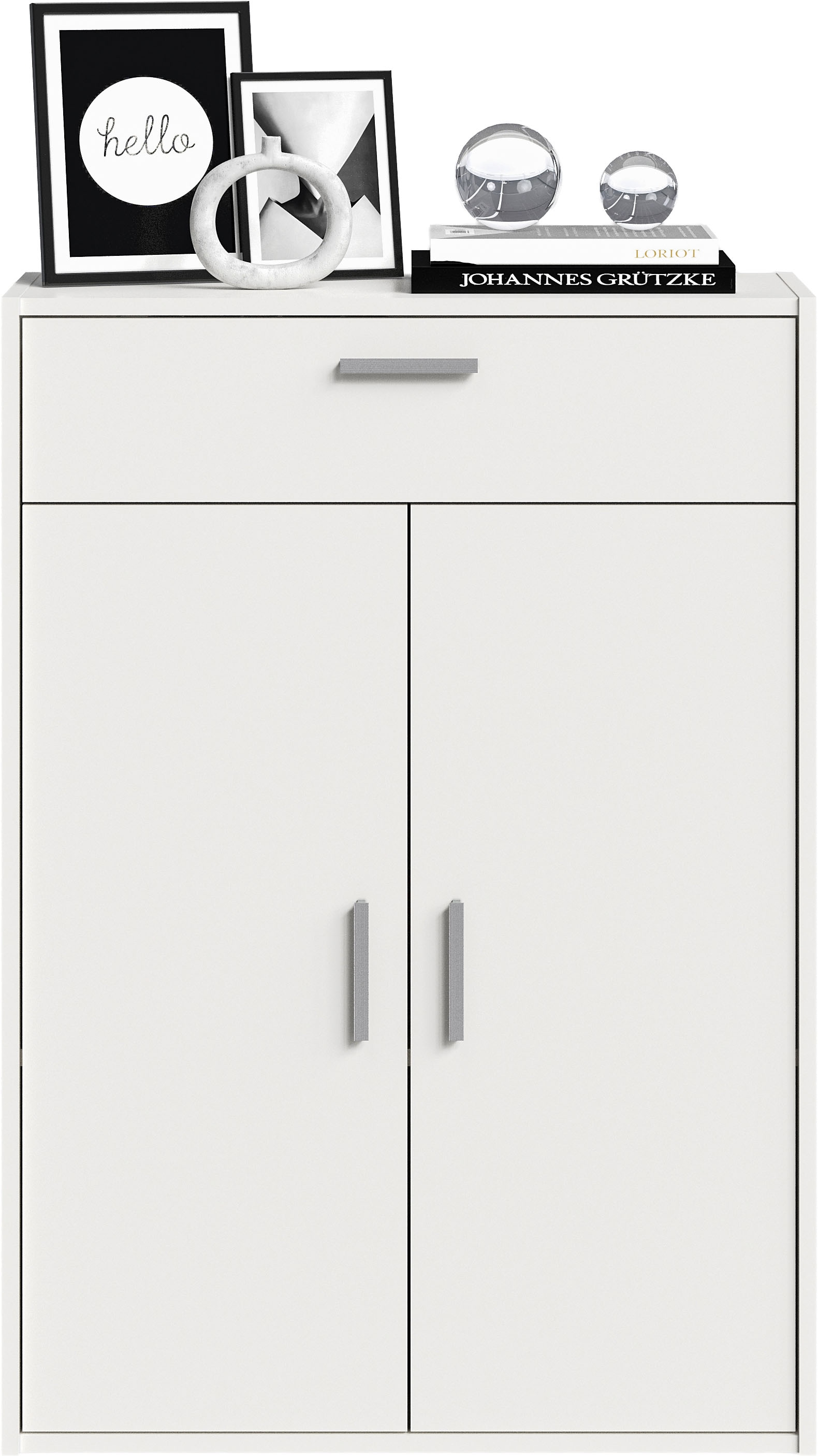 FMD Armoire multi-usages »Bitz« mit variabel einsetzbaren Einlegeböden, mit wechselbarem Türanschlag