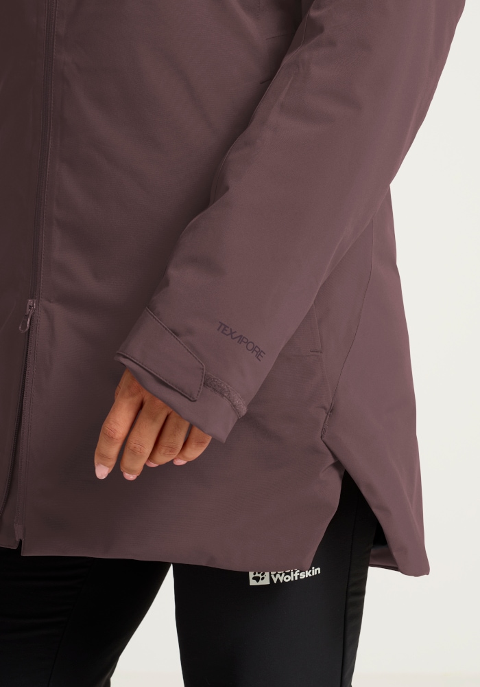 Jack Wolfskin Manteau d'hiver »HEIDELSTEIN 2 INS JKT W« à manches longues, en polyester