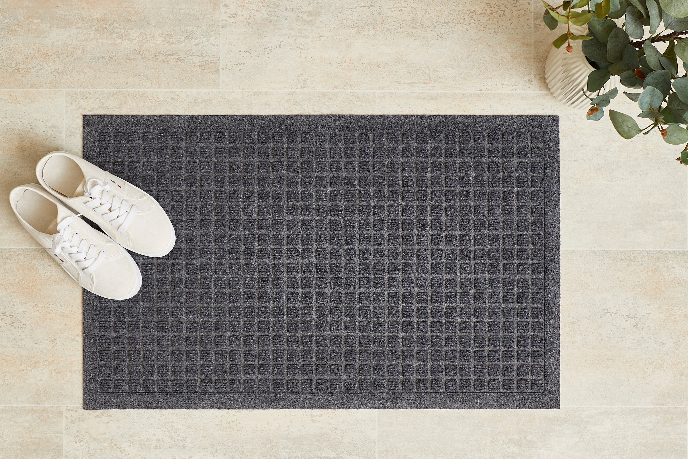 Andiamo Tapis de sol »Kenora« Rectangulaire 8,5 mm Höhe Schmutzfangmatte, robust, waschbar, Türmatte, rutschhemmend