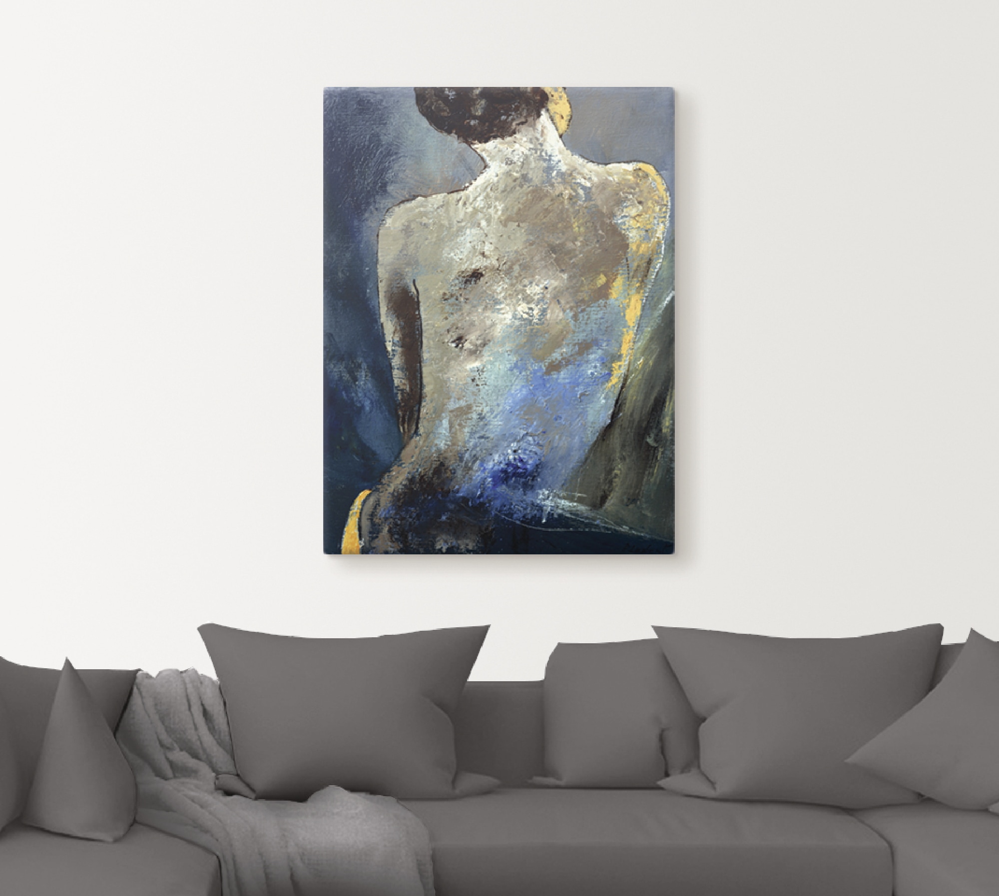 Artland Leinwandbild »Rücken einer Nackten« Frau 1 Stk. tlg. auf Holzrahmen gespannt