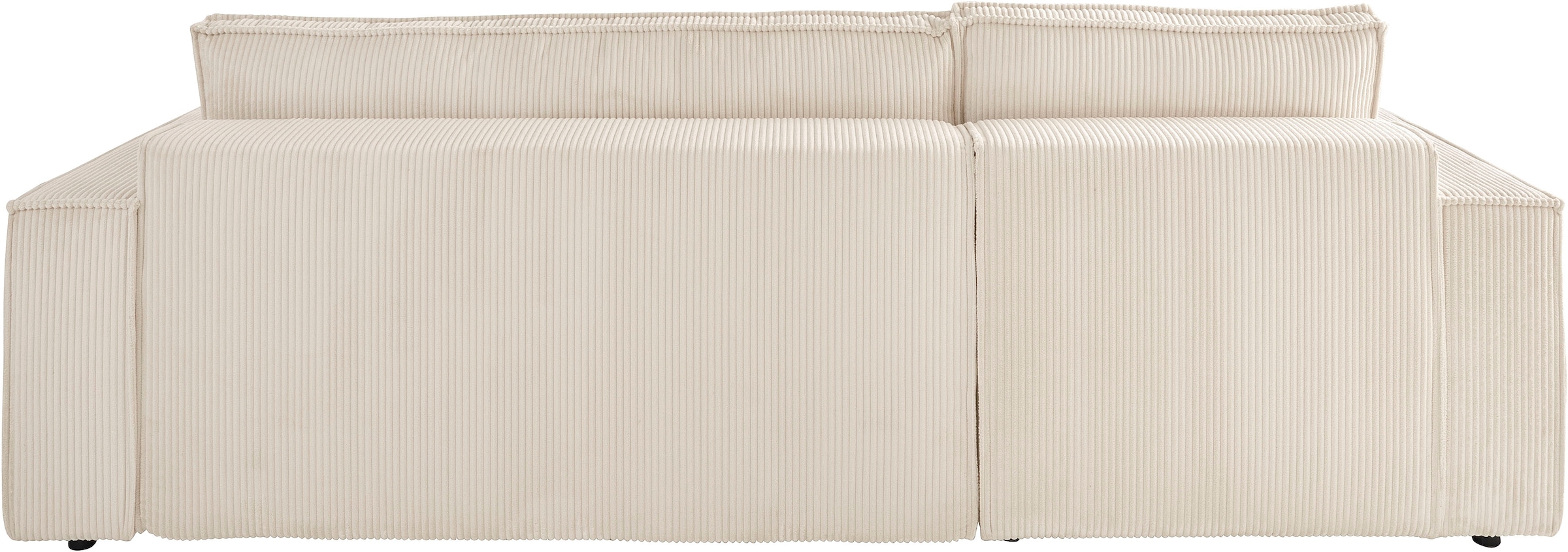 GOODproduct Ecksofa »CASSI L-Form, 241cm - OTTO. Verlässliche Qualität.« Schlaffunktion (133/200), Boxspring, Bettkasten, Cord, Unser Tiefpreis