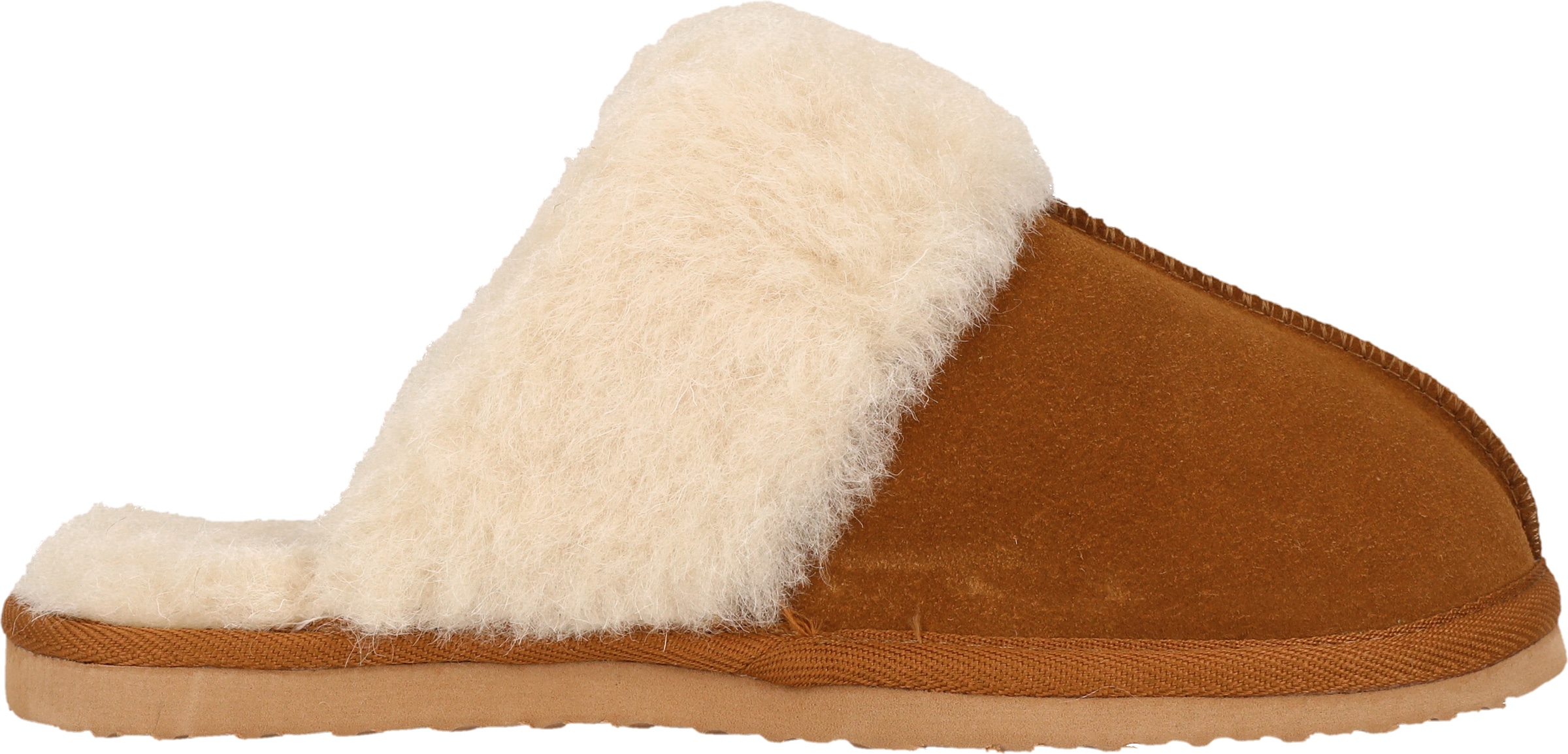 WHISTLER Chausson »Carini W Leather Warm Slipper«  Pantoffel,Clog,Mule,Flats mit Fellkragen