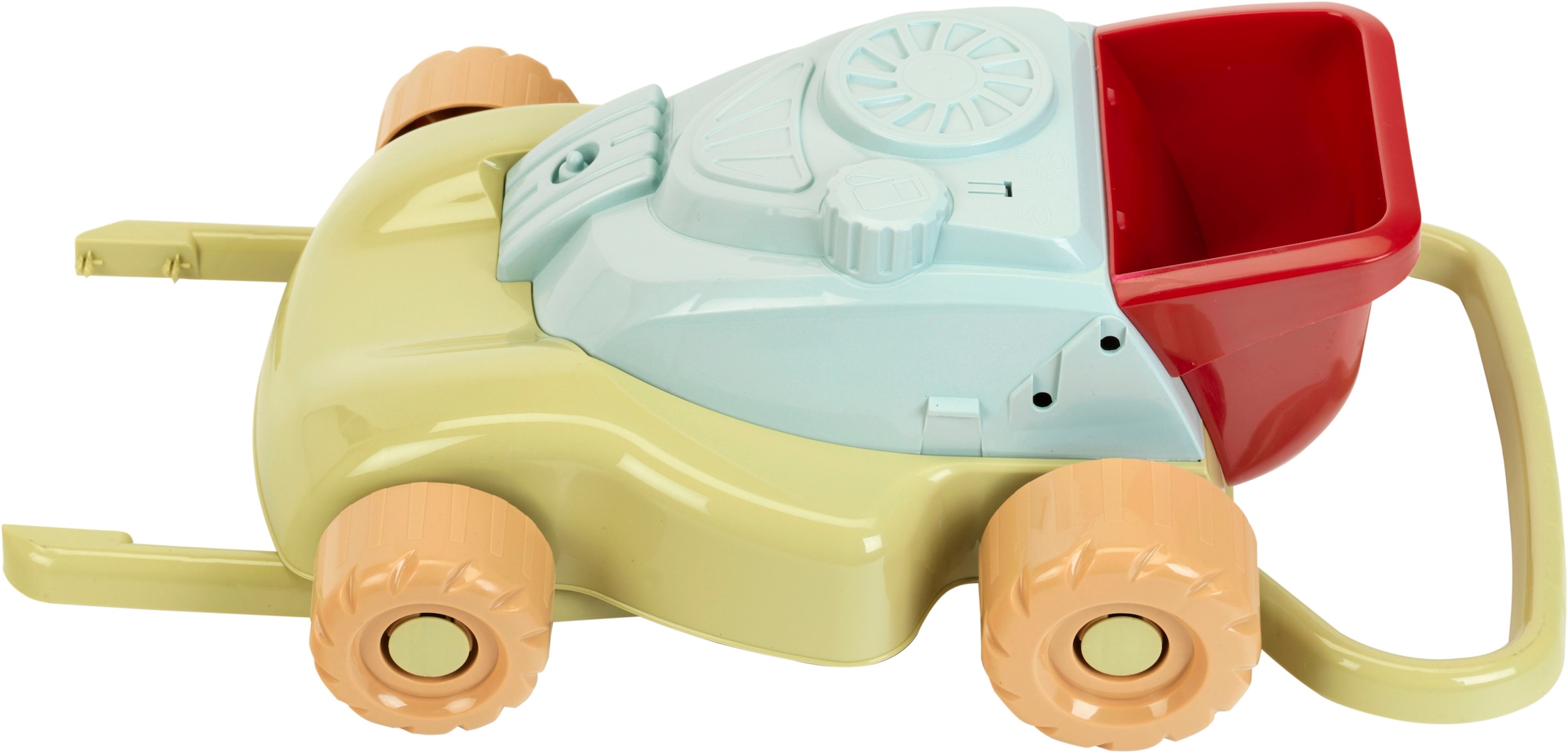 Klein Tondeuse à gazon pour enfants »Little Foot, Rasenmäher mit Grasfang, aus Recyclingkunststoff« Made in Germany