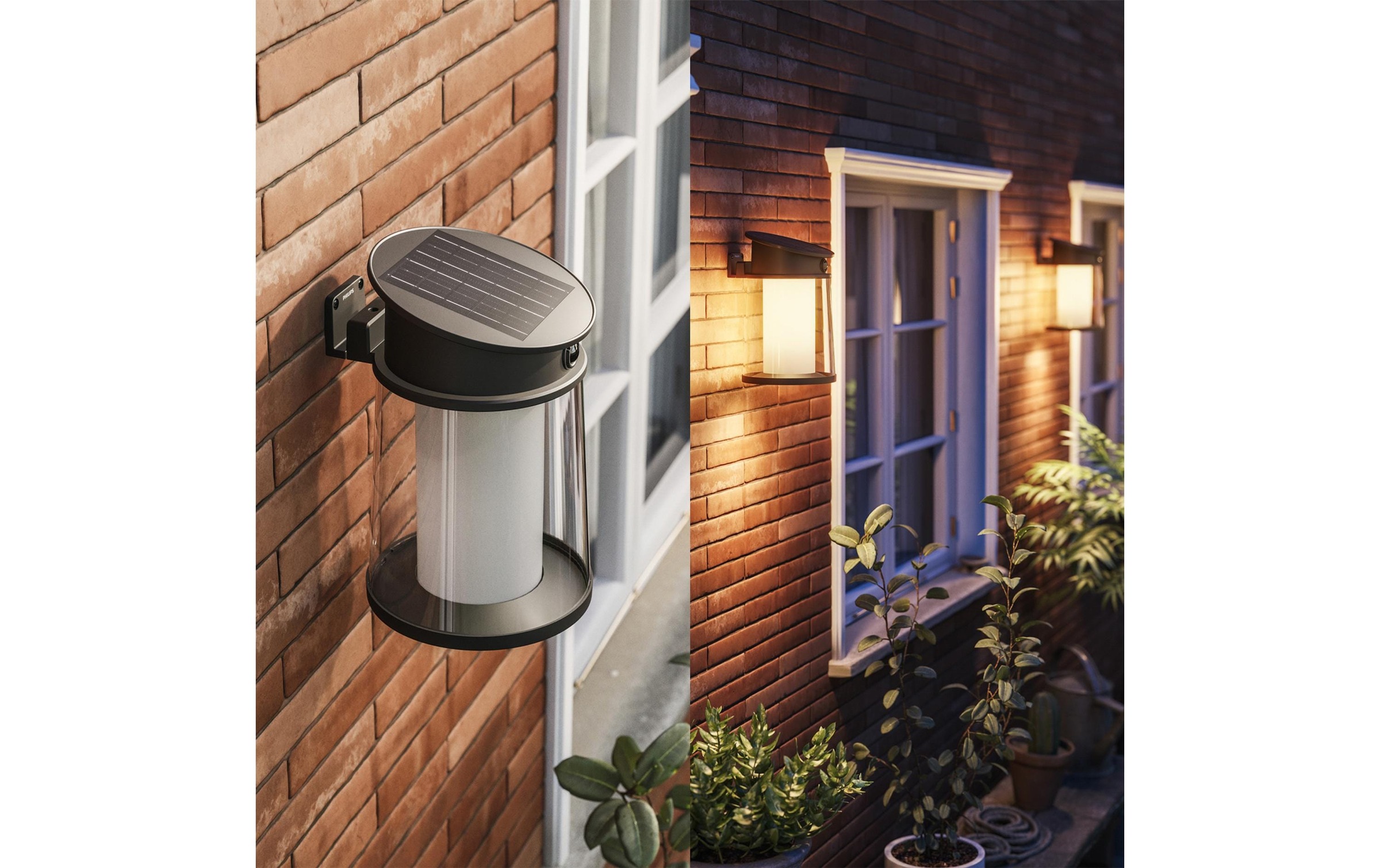 Philips LED Solarleuchte Warmweiss