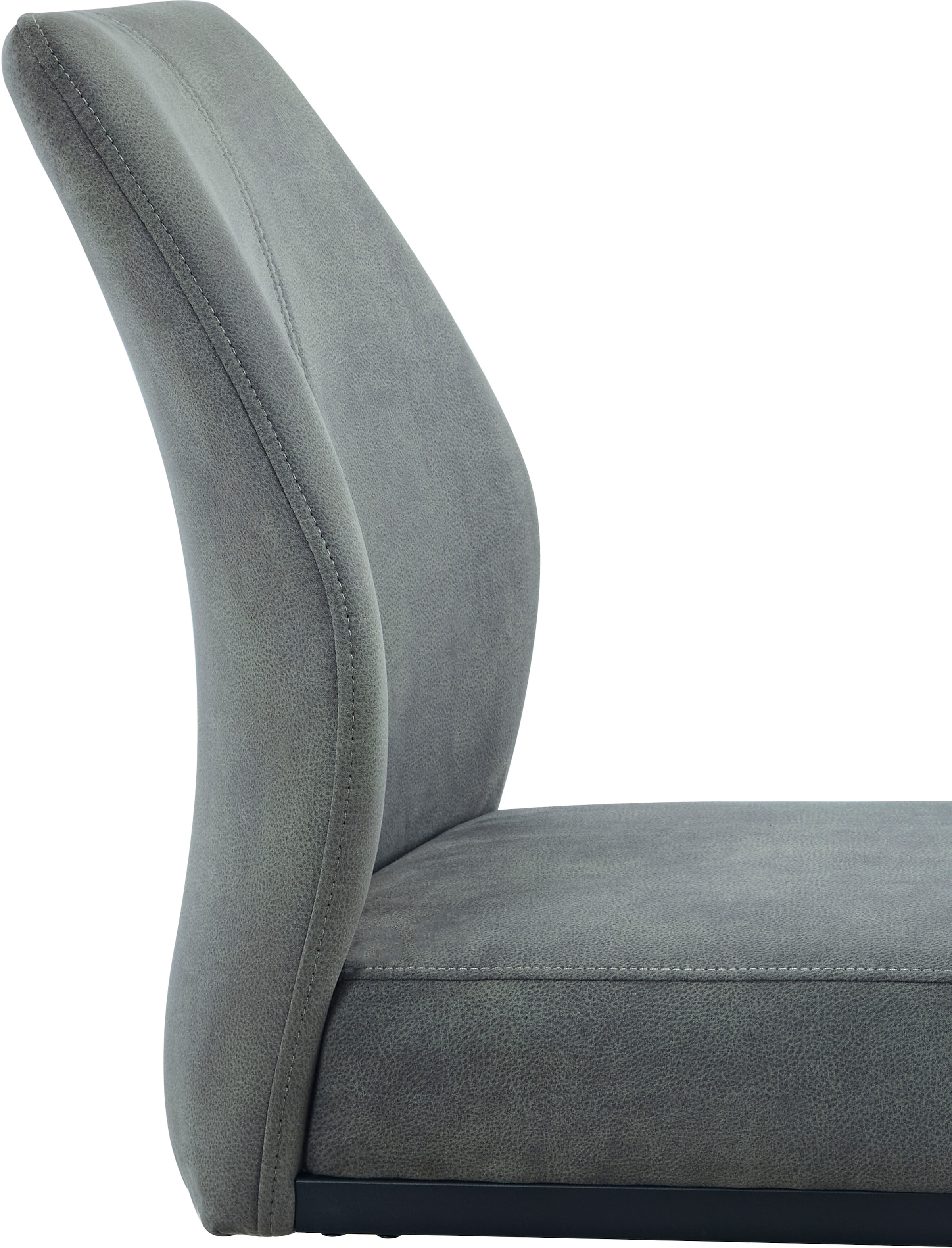 HELA Ensemble de salle à manger »ISAR« Set, 5 tlg. 5tlg., Marmoroptik (glänzend), Schwingstuhl, Federkorb