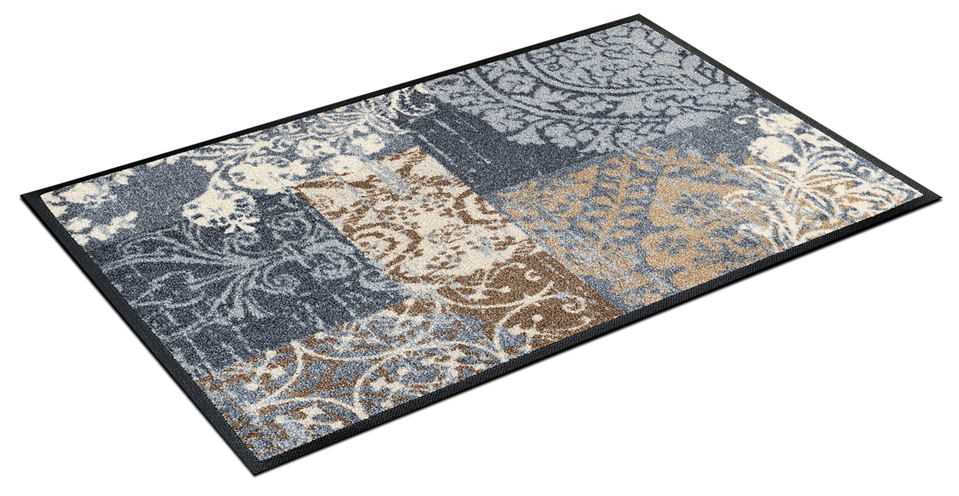 wash+dry by Kleen-Tex Tapis de sol »Armonia« Rectangulaire 7 mm Höhe Schmutzfangmatte, Patchwork Design, Ornamente, rutschhemmend, waschbar
