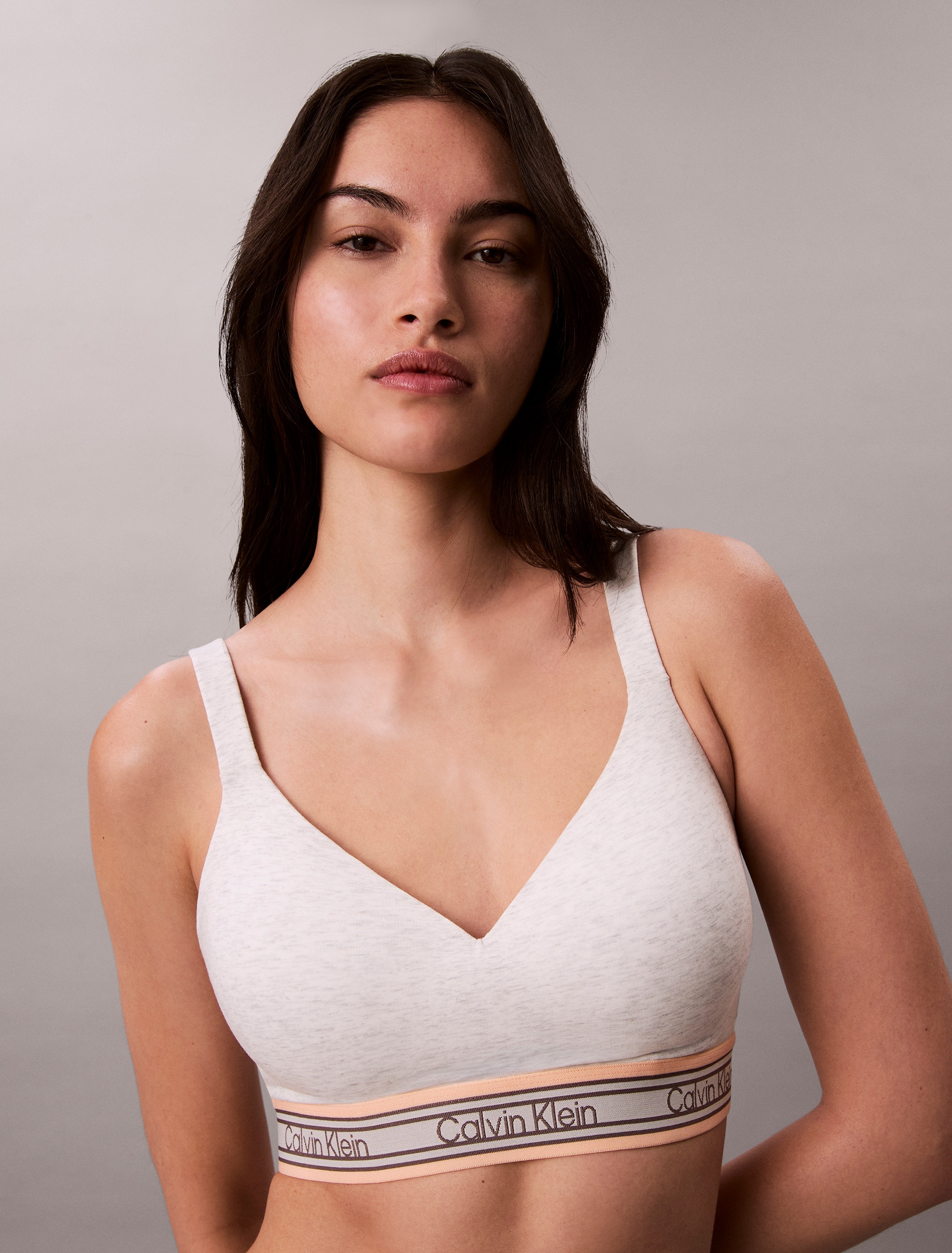 Calvin Klein Underwear Soutien-gorge à bretelles coupe ajustée avec ceinture élastique