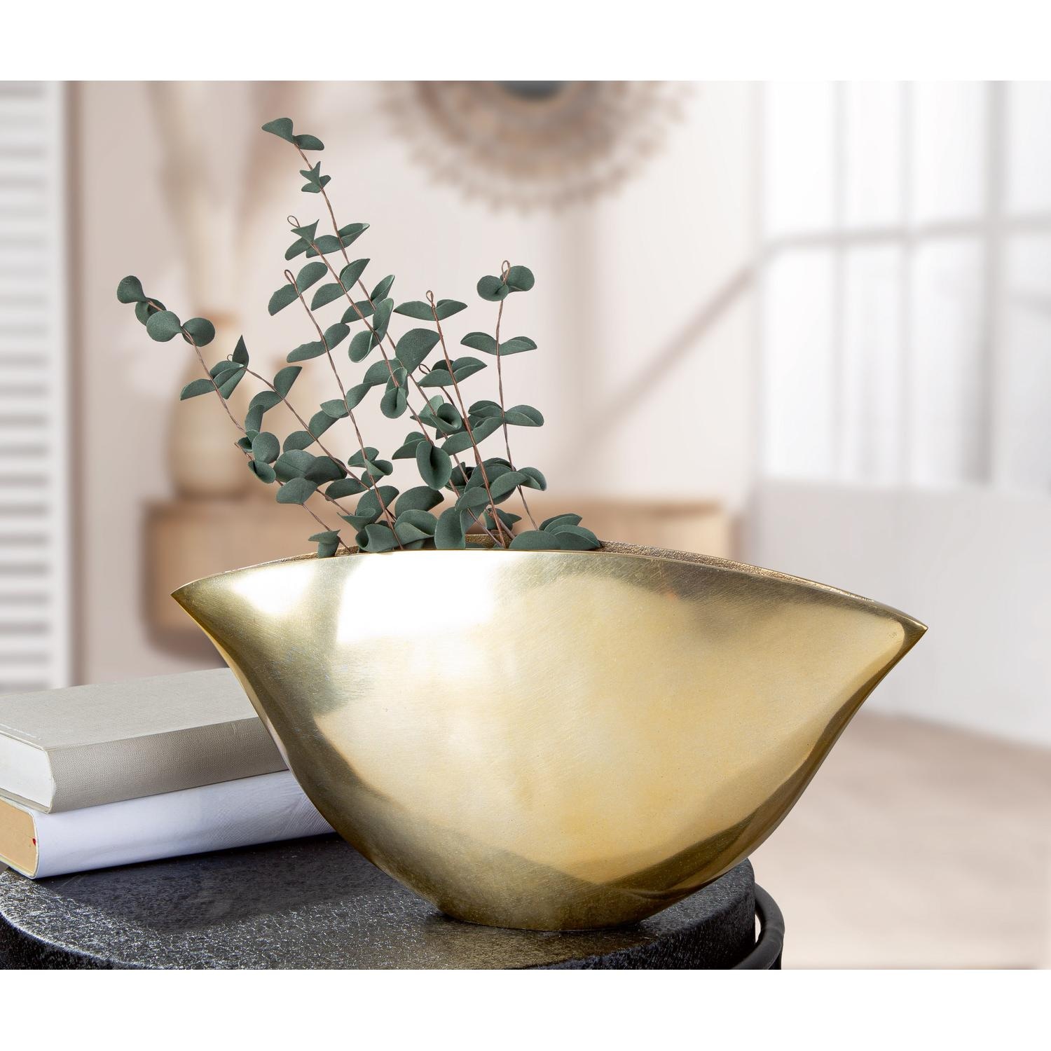 GILDE Vase de table »Vase, "Oraya", Aluminium« vase Oraya, vase décoratif élégant moderne, pièce accroche-regard