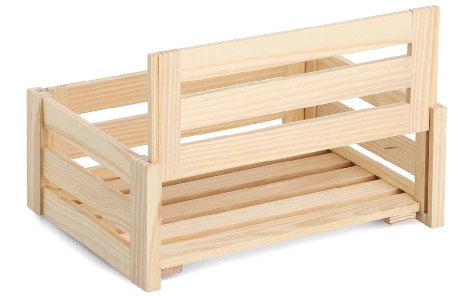 Zeller Present Allzweckkiste »'Leisten', Kiefer« natürliches Holz, vielseitig, Stecksystem