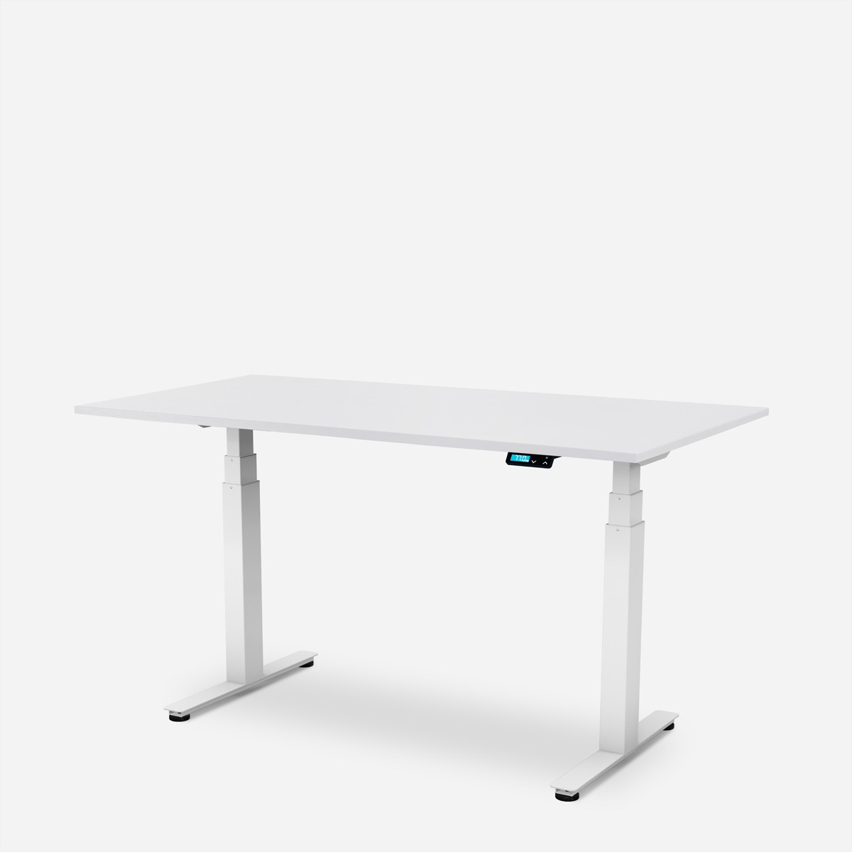   »WRK21 Schreibtisch Work 180 x 80 cm, Höhenverstellbar, Weiss Uni / Weiss« ()