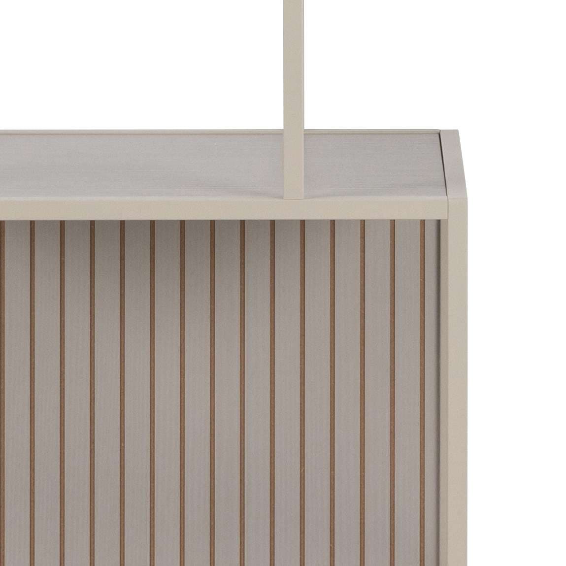ACTONA GROUP Étagère à livres »Seaford, Regal, Standregal, Raumteiler« étagère, grise, détails asymétriques, dos réversible, 77x35x185cm