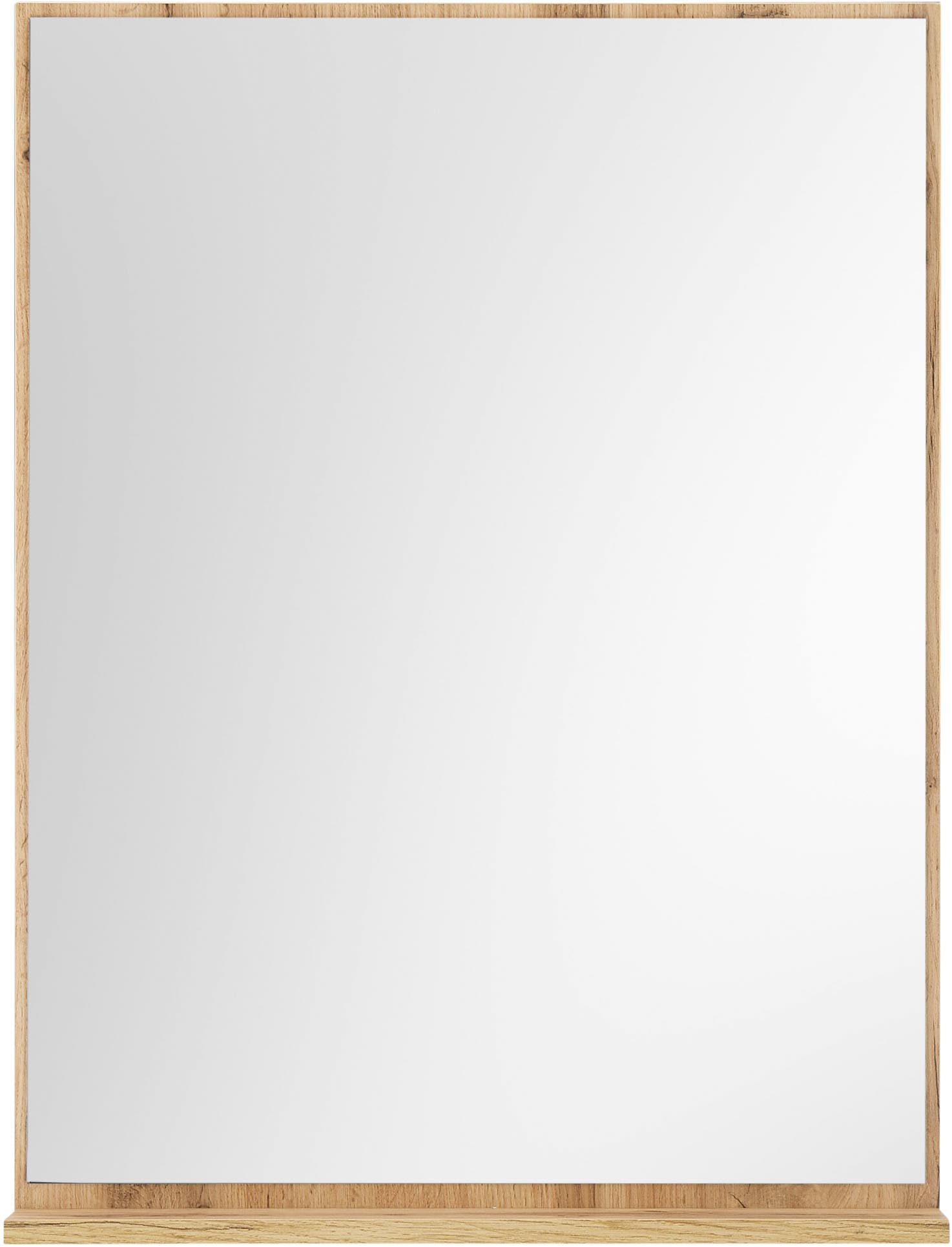 INOSIGN Miroir de salle de bain »CITY/GIRON, Spiegel in Wotan Eiche, Wandspiegel im zeitlosen Design« mit Ablagefläche, 60 cm breit