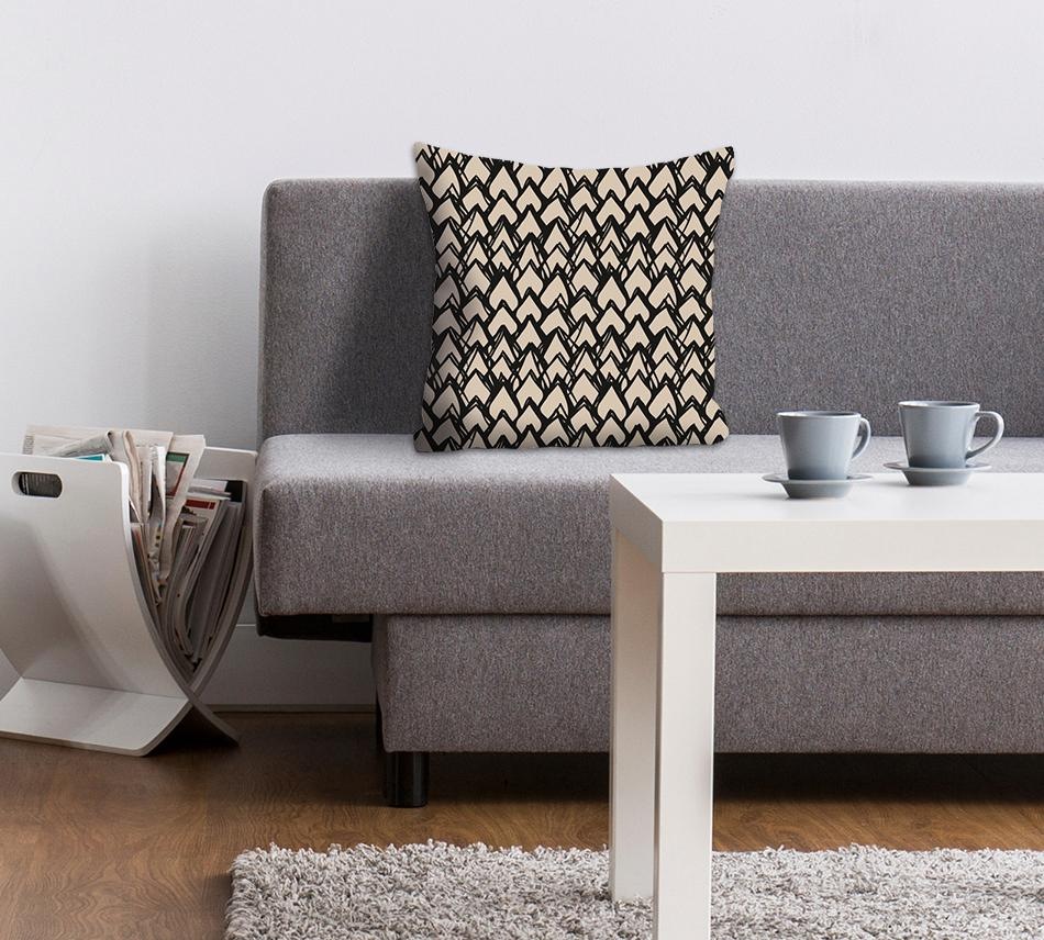 queence Coussin décoratif »»Tropfen«« Kissenhülle ohne Füllung, 1 Stück