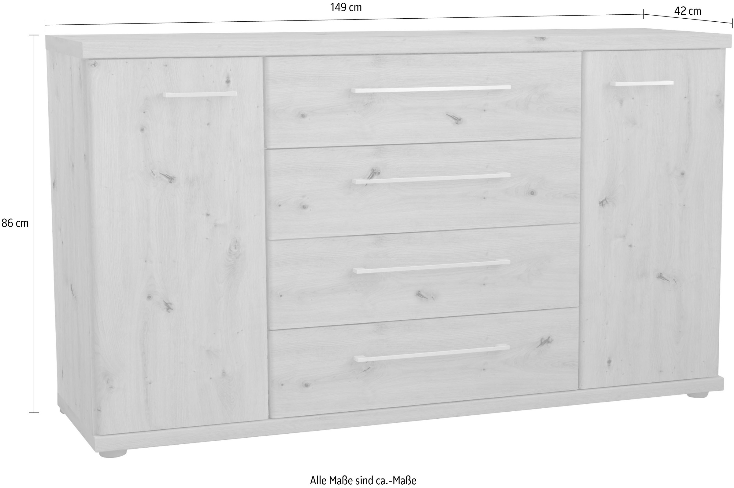 WIEMANN Kombikommode »Mainau« vormontiert