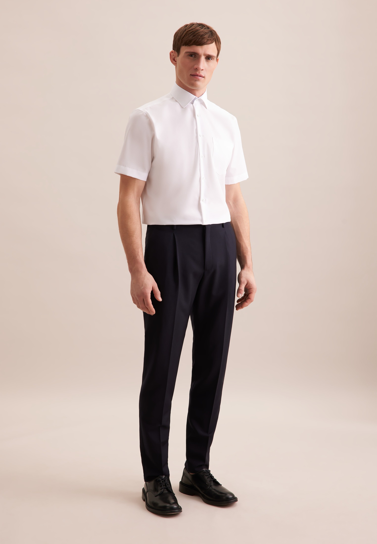 seidensticker Chemise d'affaires »Regular« Regular 1/2 Kentkragen Uni