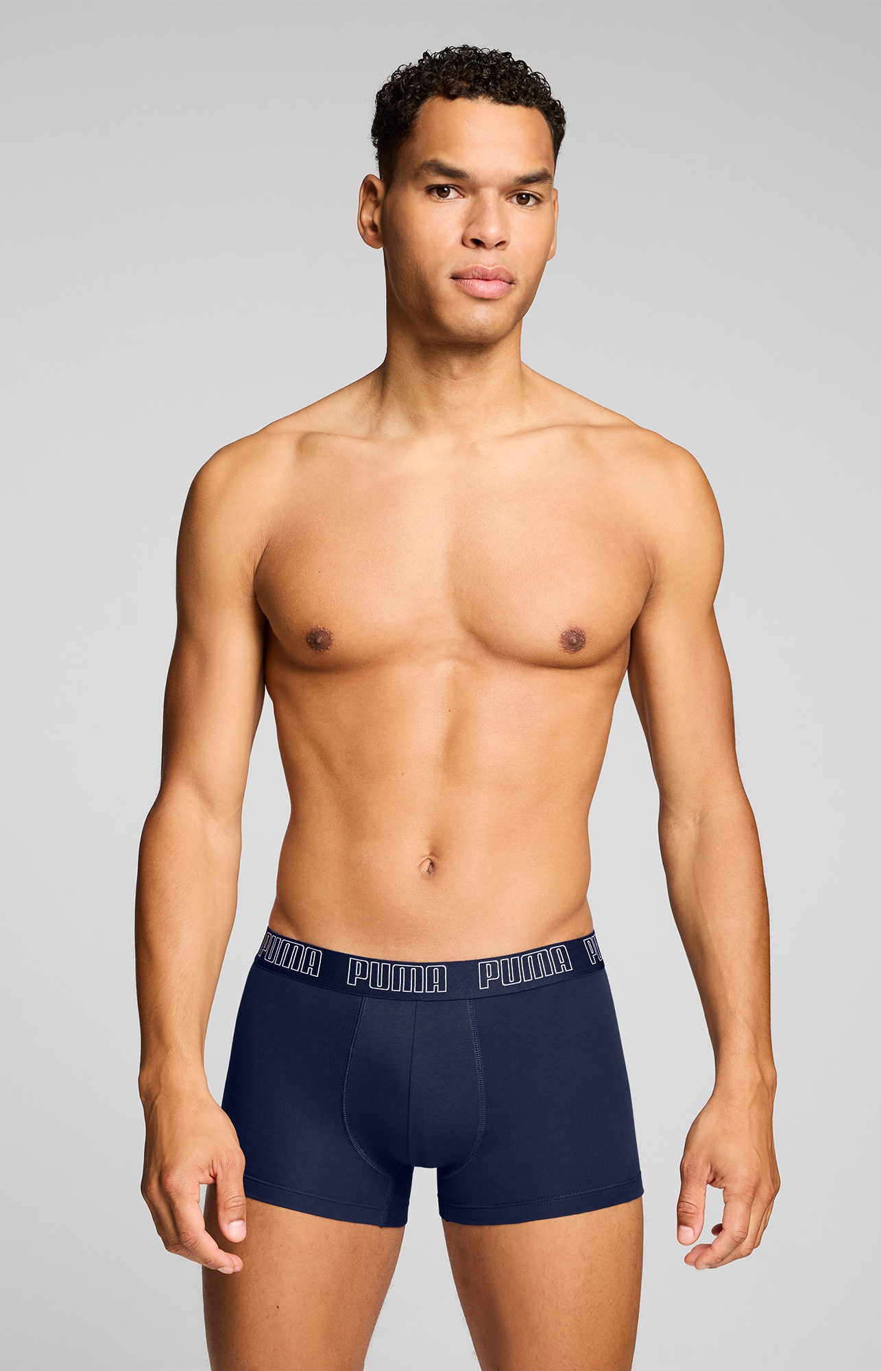 PUMA Trunk »PUMA MEN EVERYDAY TRUNKS 2P« Packung,  mit kontrastfarbigem Webbund