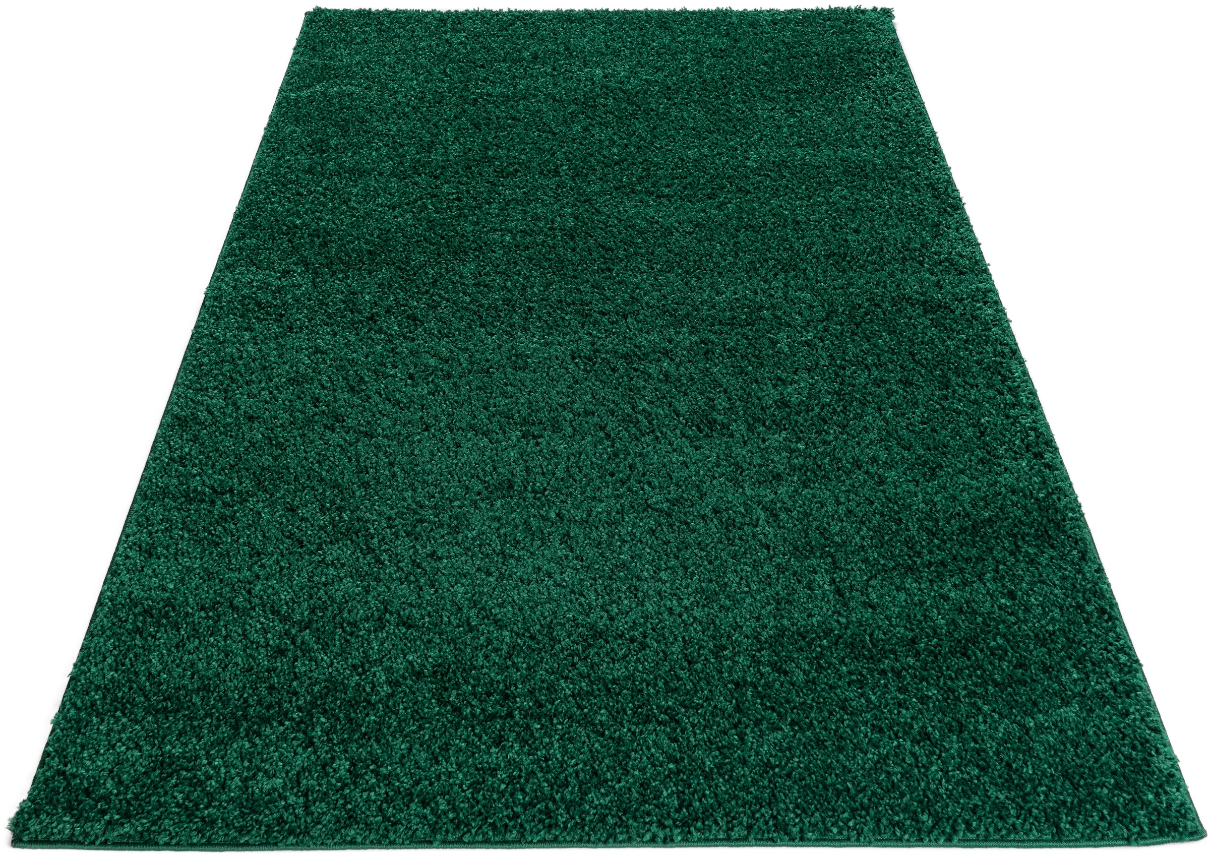 my home Hochflor-Teppich »Viva« rechteckig 45 mm Höhe Uni Farben, einfarbig, besonders weich und kuschelig, Kundenliebling