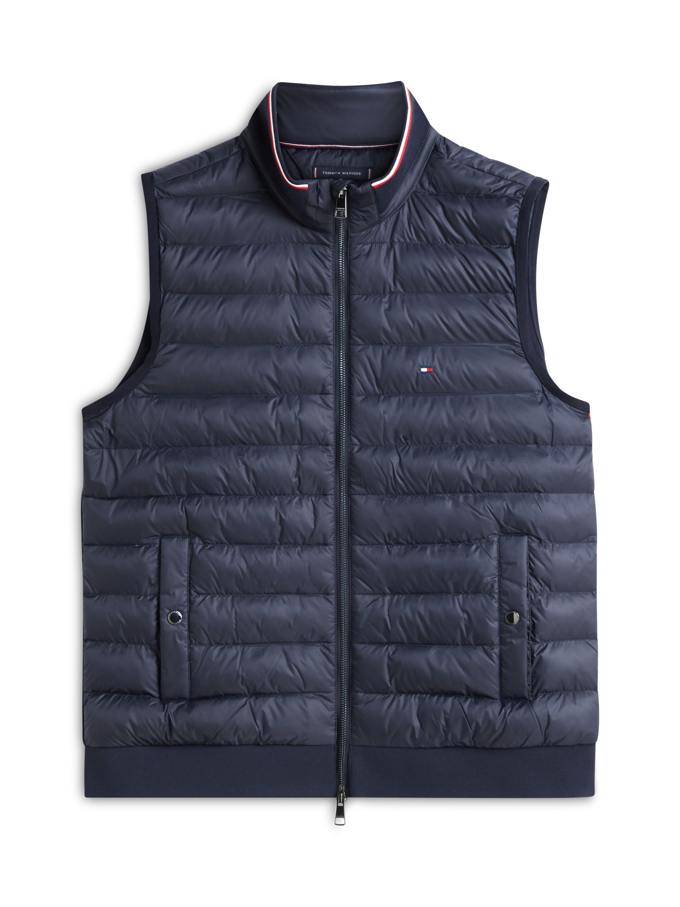 Tommy Hilfiger Gilet matelassé »MIX MEDIA« Stehkragen, 2-Wege-Reissverschluss